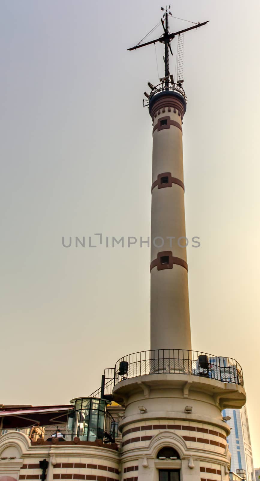 Old Weather Station Tower Bund Shanghai China by bill_perry