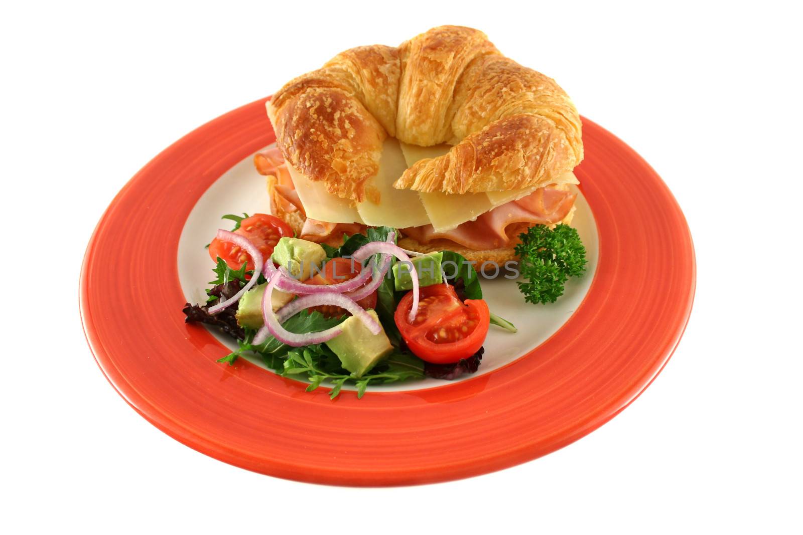 Cheese And Ham Croissant 1 by jabiru