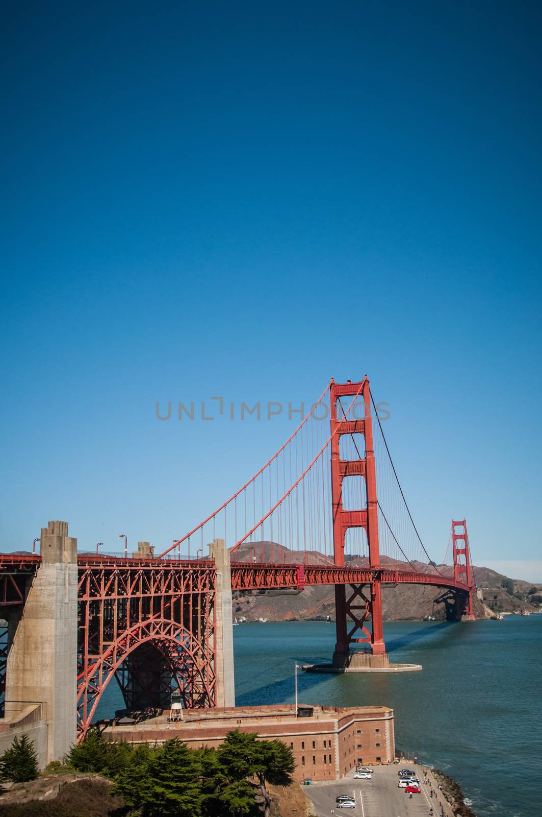 Golden Gate Bridge in San Francisco, California, 2013 USA