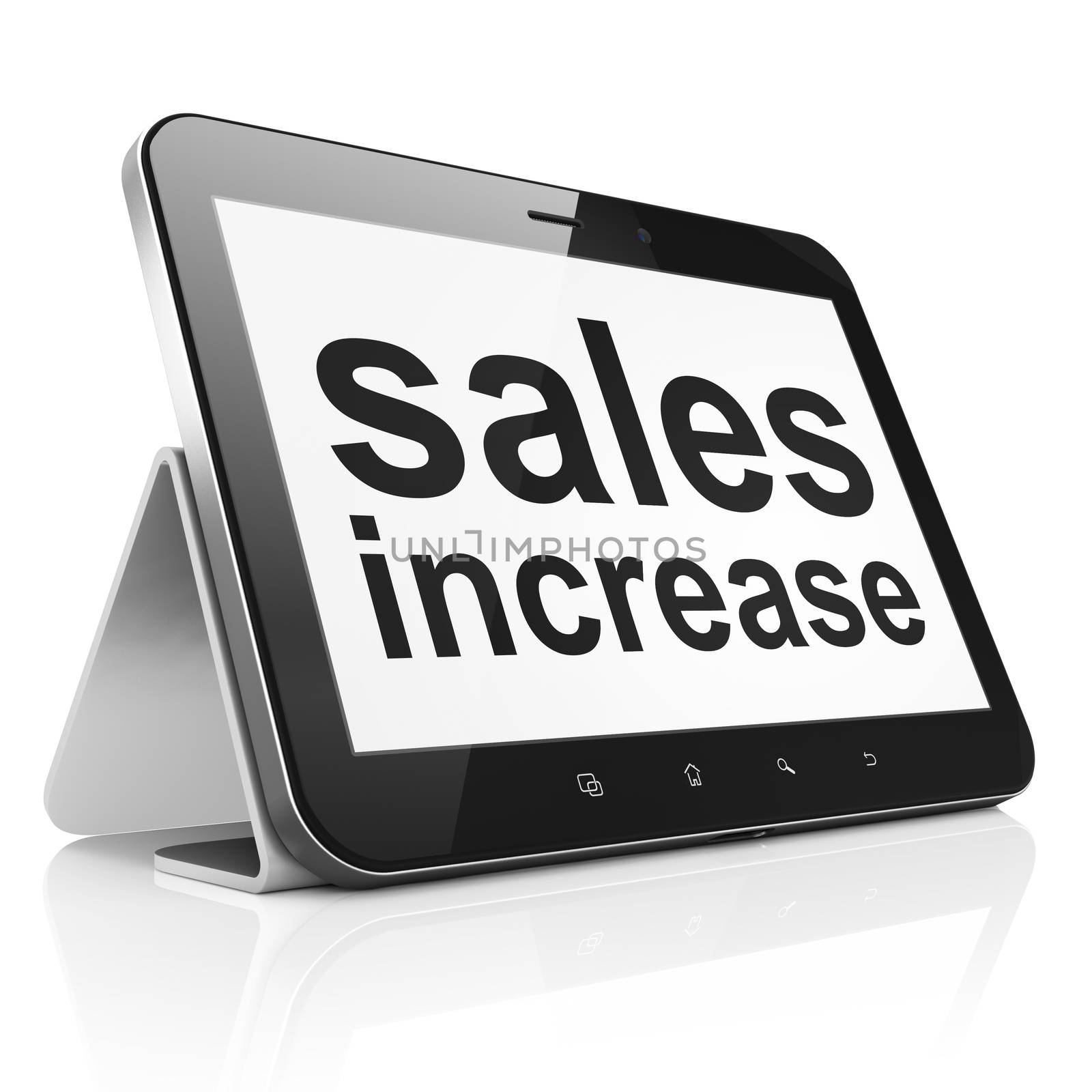 Marketing concept: Sales Increase on tablet pc computer by maxkabakov