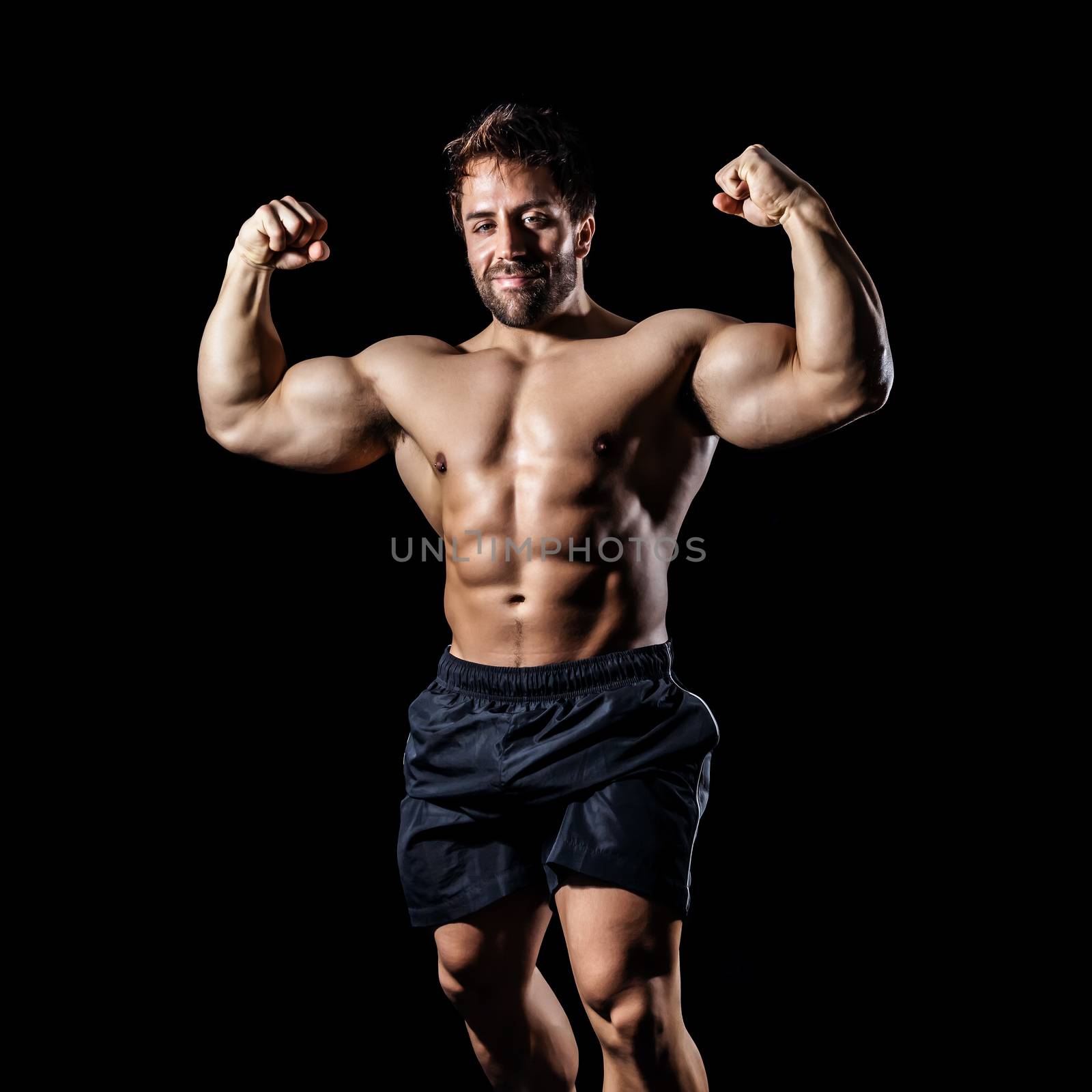 bodybuilding man by magann