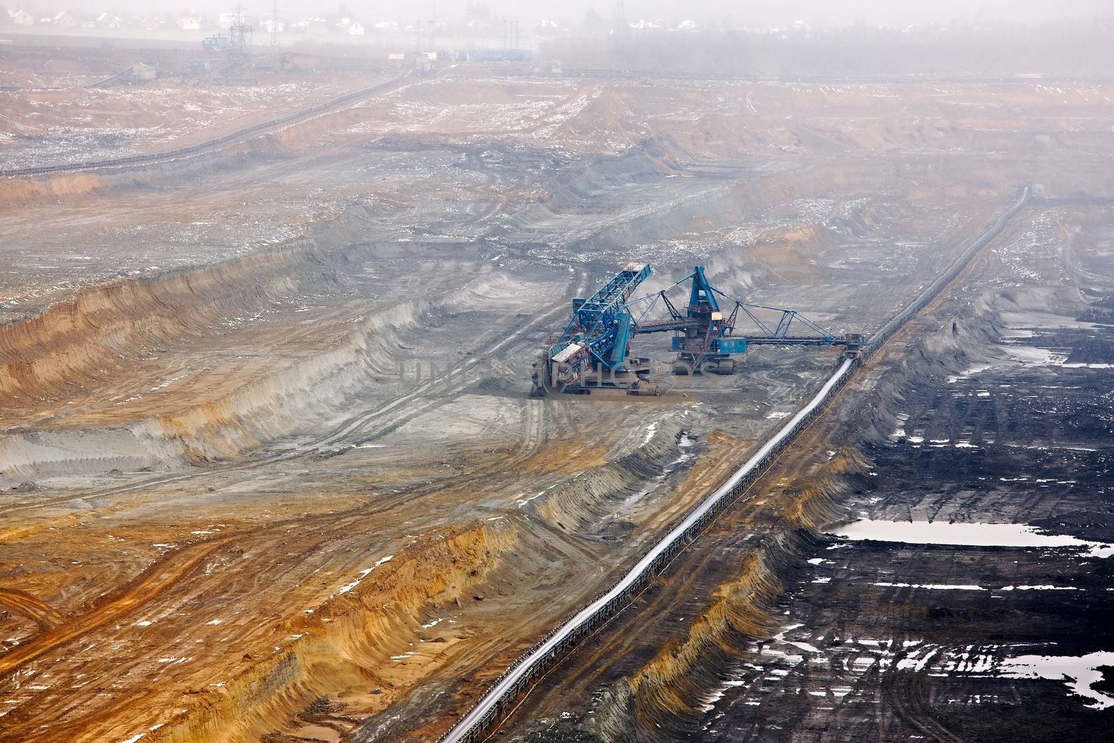 Open pit mining of coal