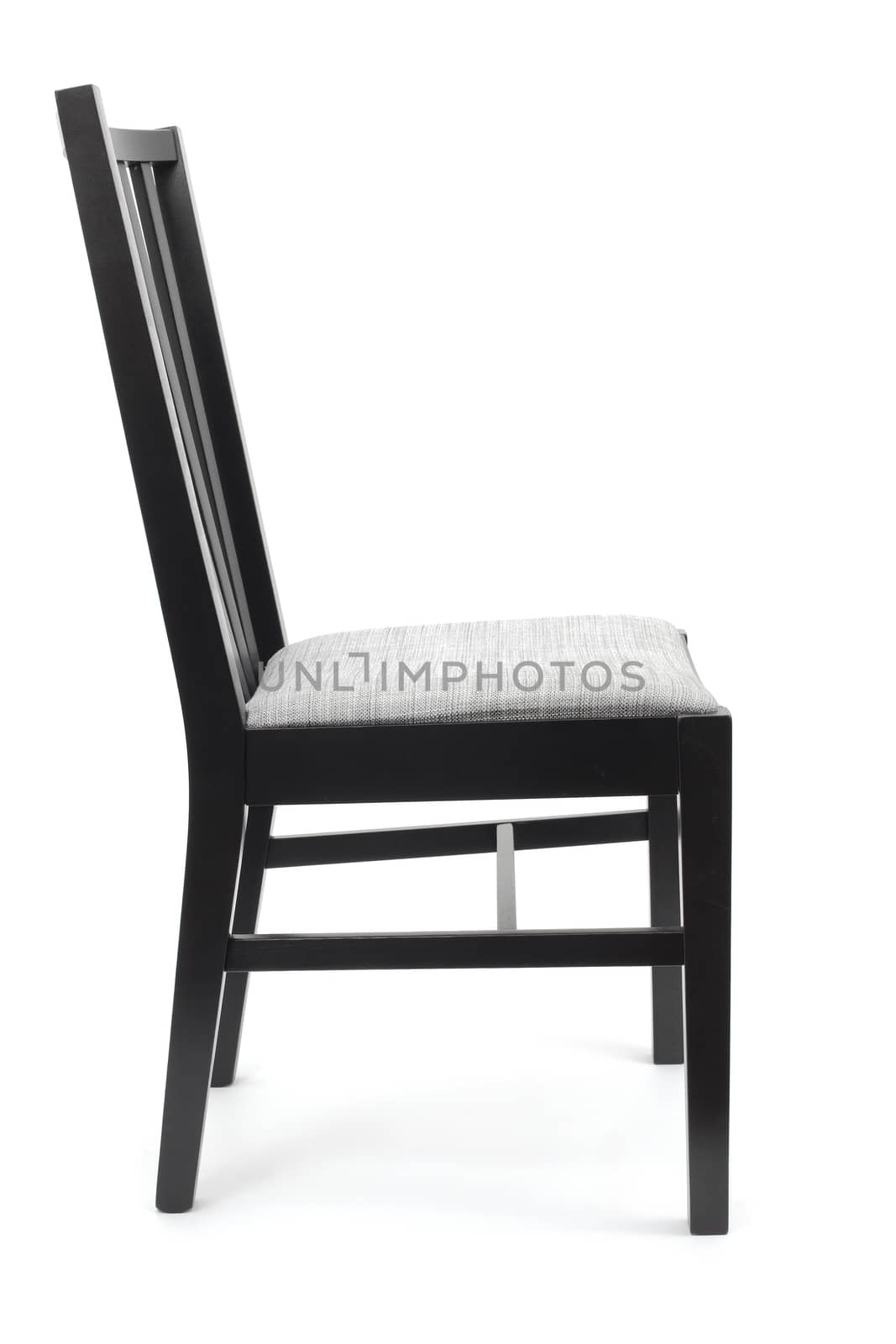 Wooden chair isolated on white background