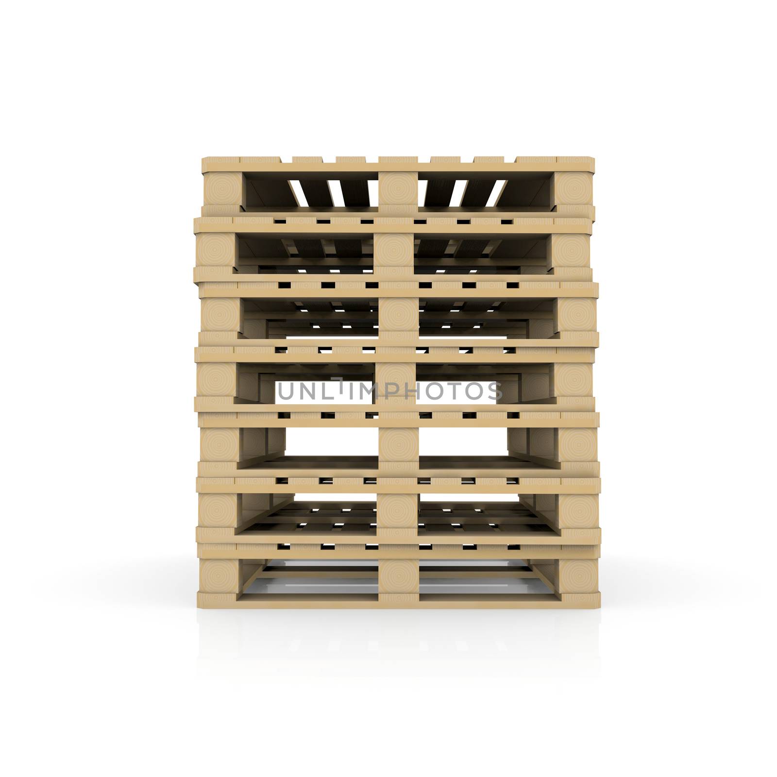 Group wooden pallets by cherezoff