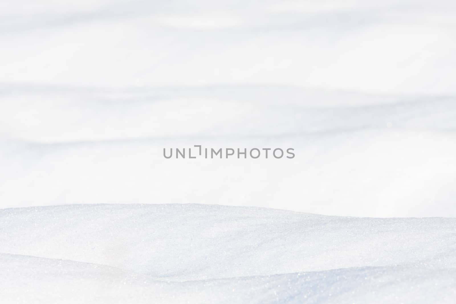 White snow background