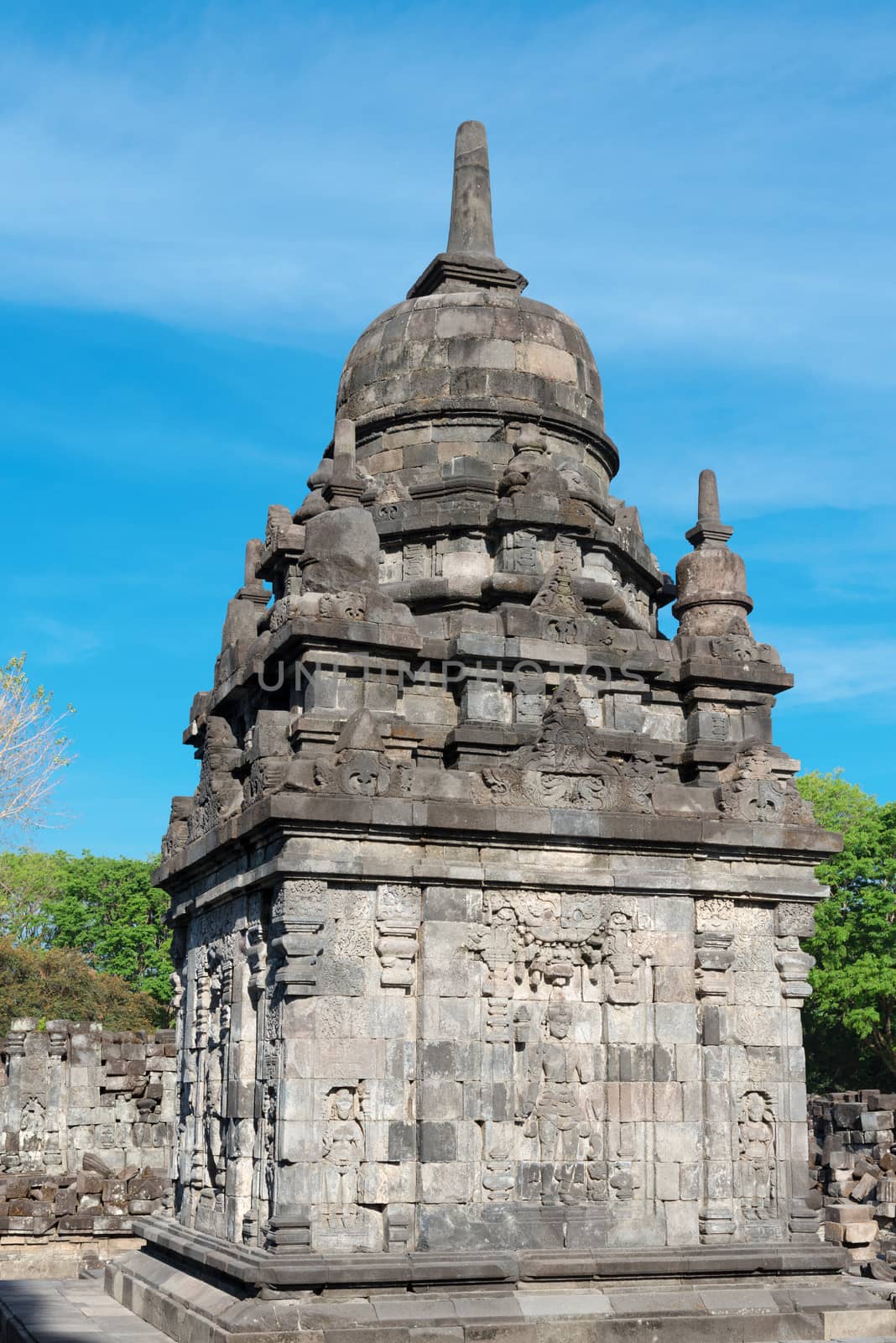 Candi Sewu Buddhist complex in Java, Indonesia by iryna_rasko