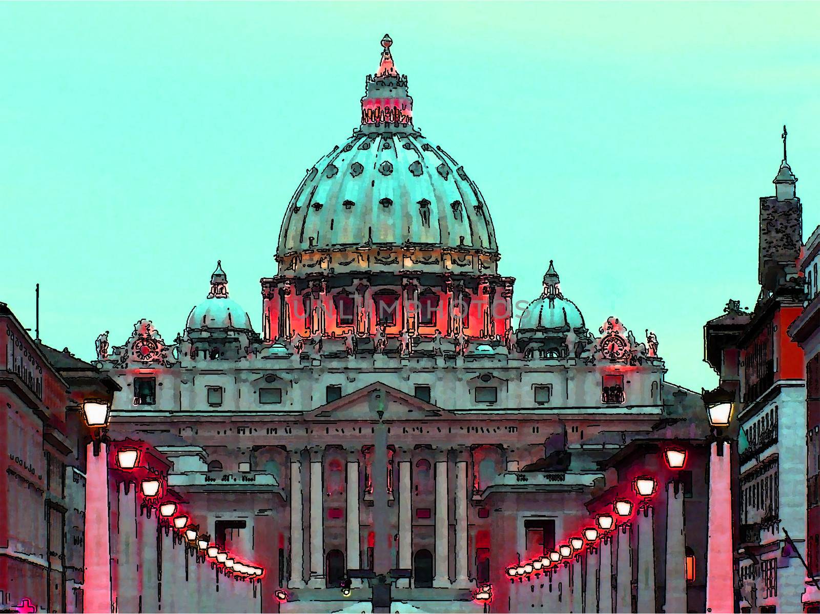 Rome, St. Peter's Basilica by konradkerker