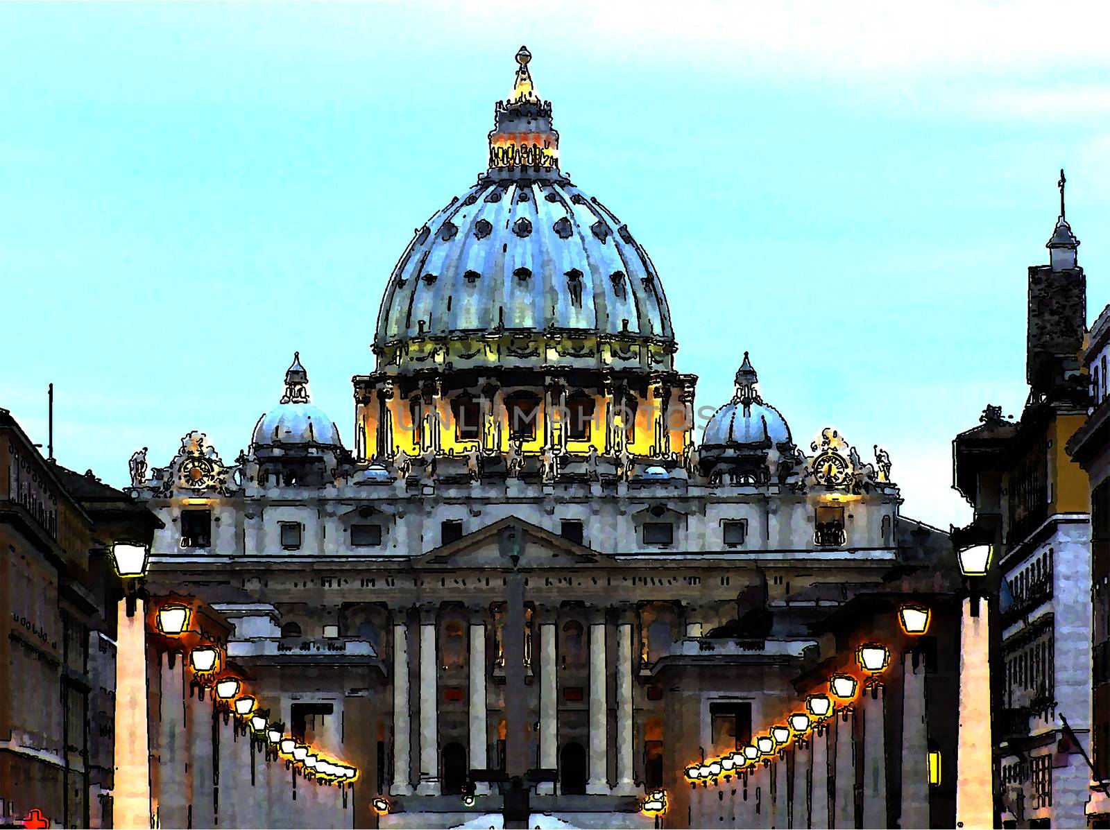 Rome, St. Peter's Basilica by konradkerker