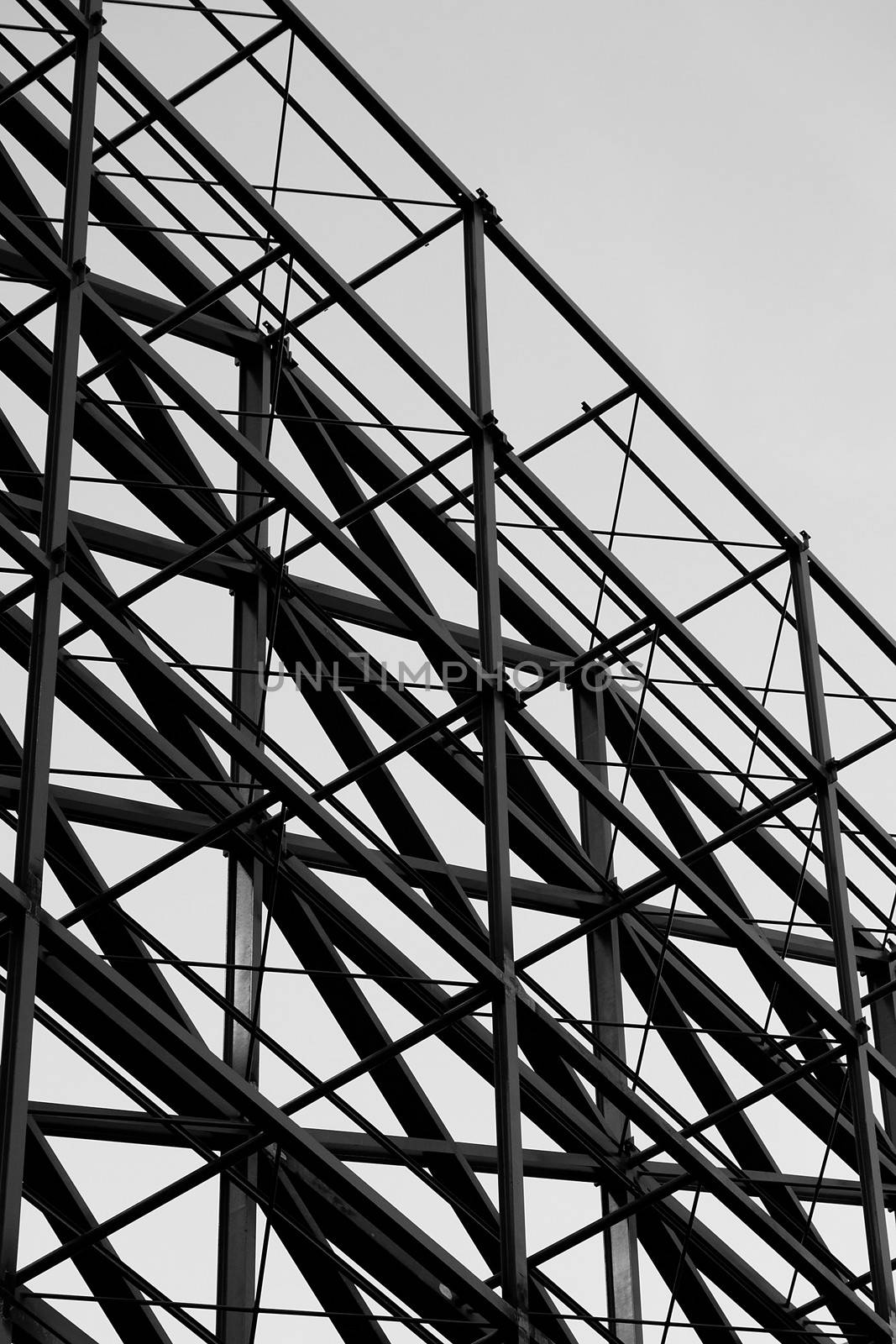 Details of building architecture in the European District of Brussels - Black and White