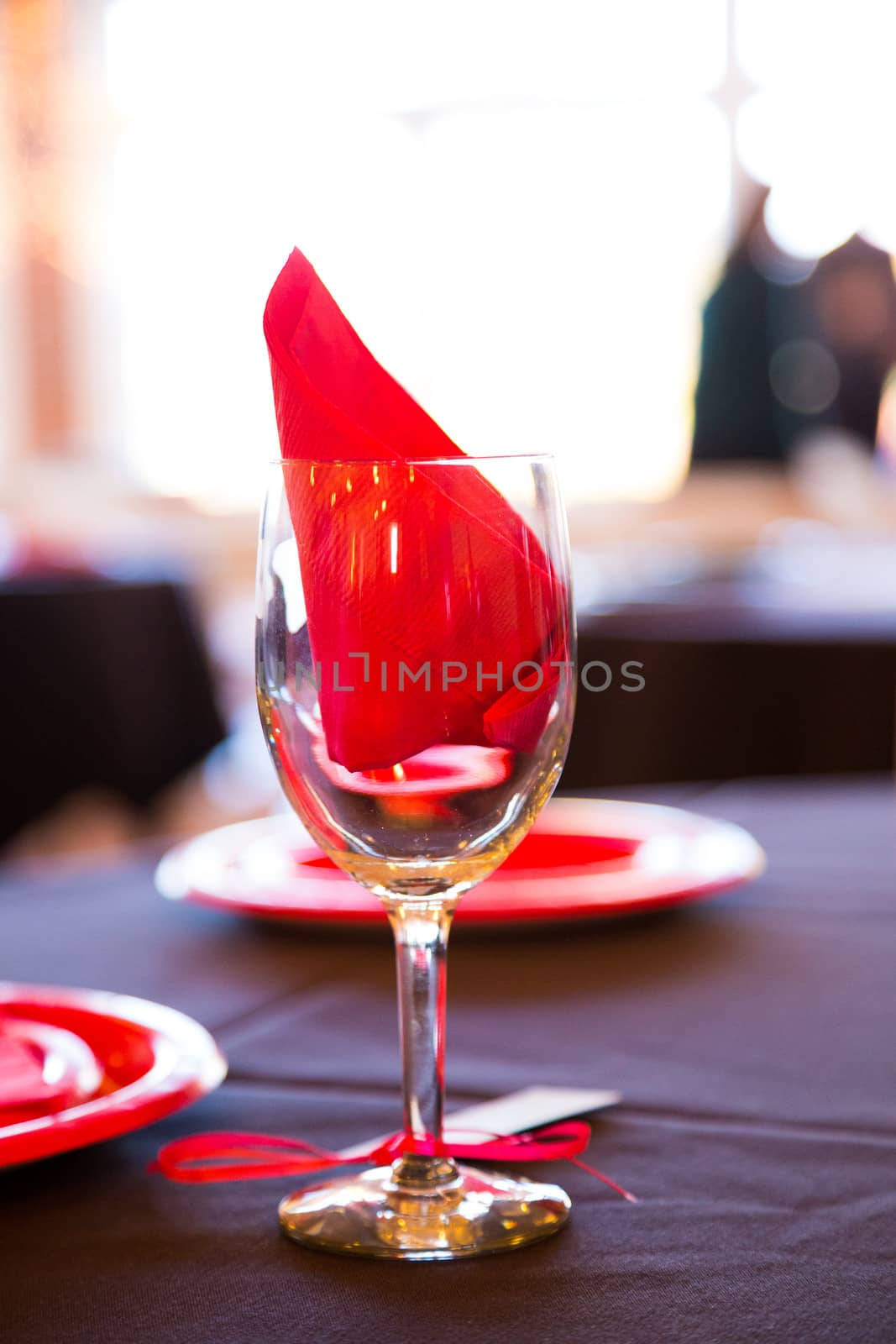 Wine Glasses At Wedding by joshuaraineyphotography