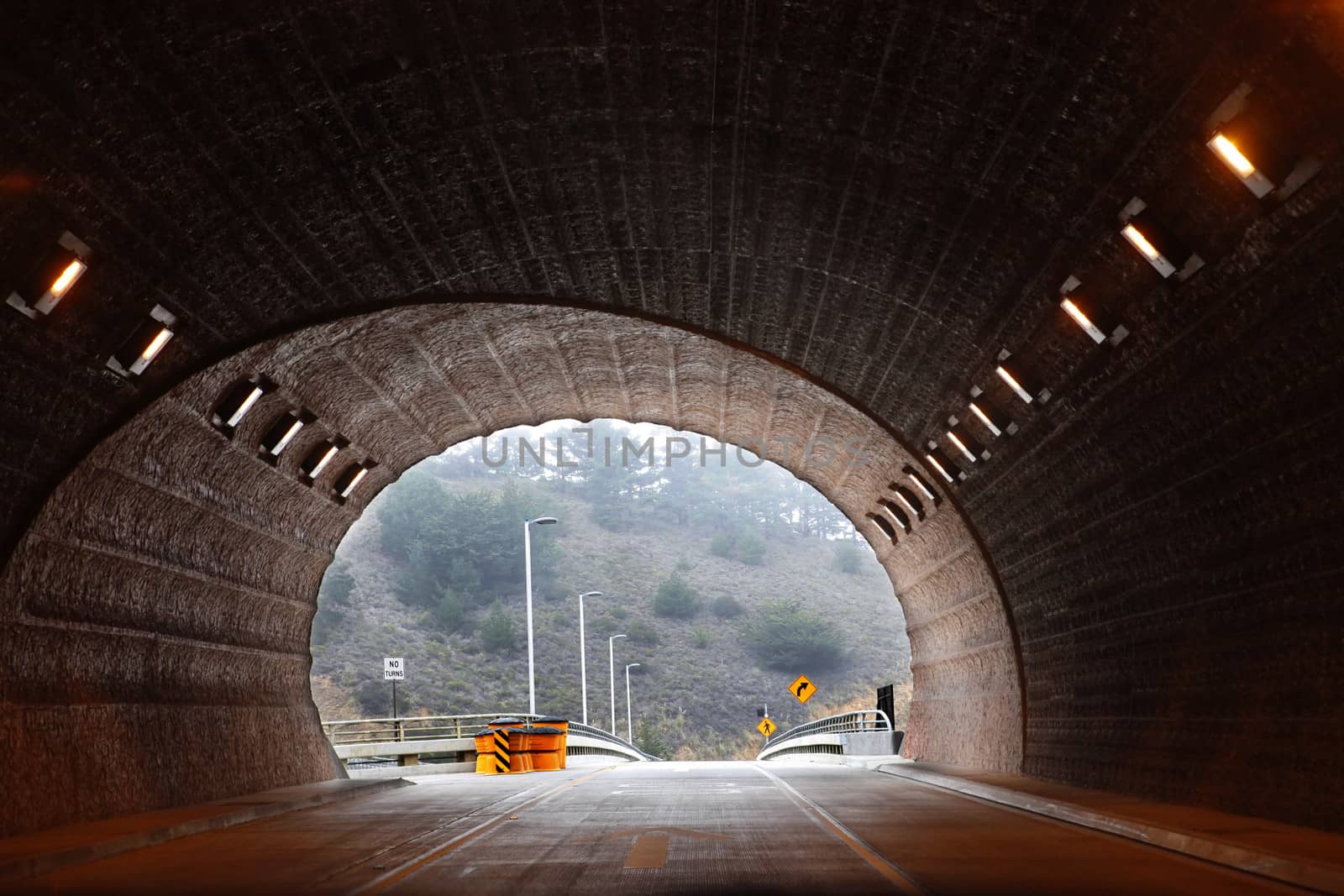 Vehicular tunnel in California, USA