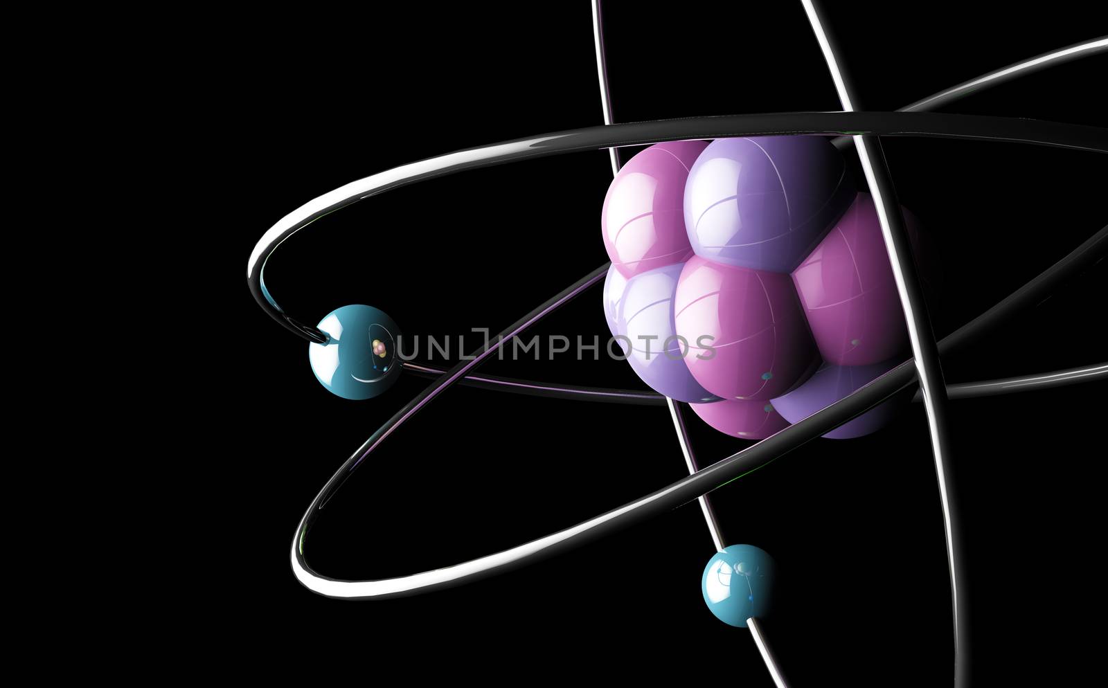 3d atom or molecule modern design