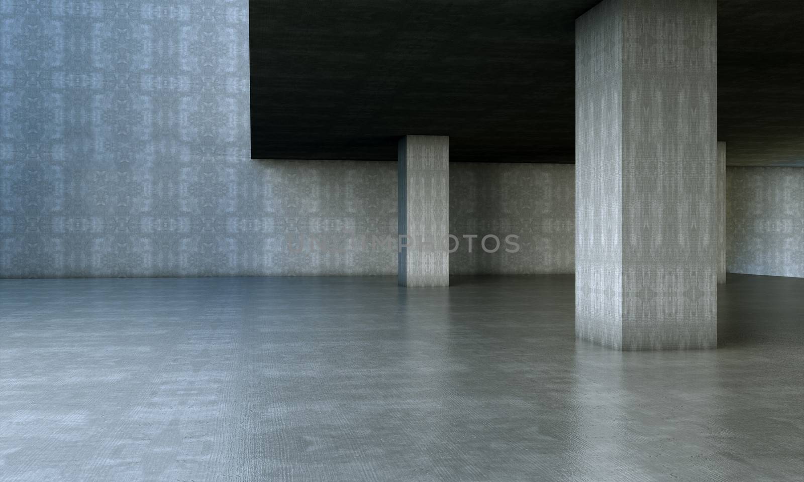 3d architecture.cement structure 