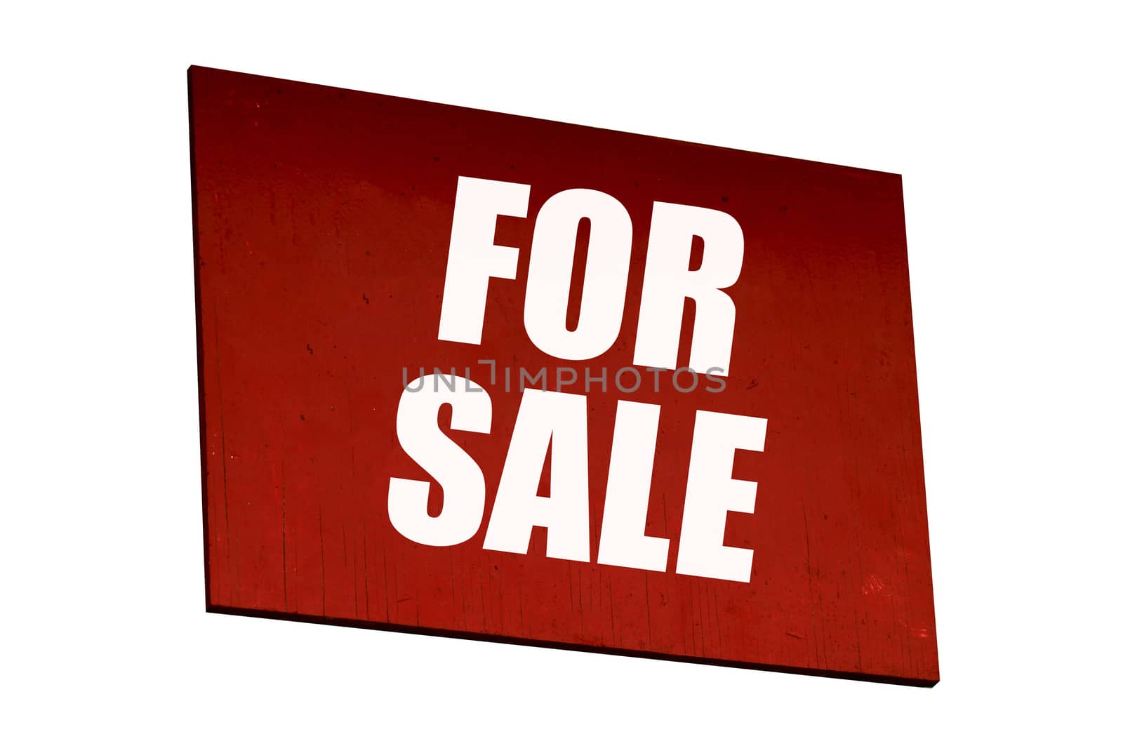 red for sale sign by ftlaudgirl