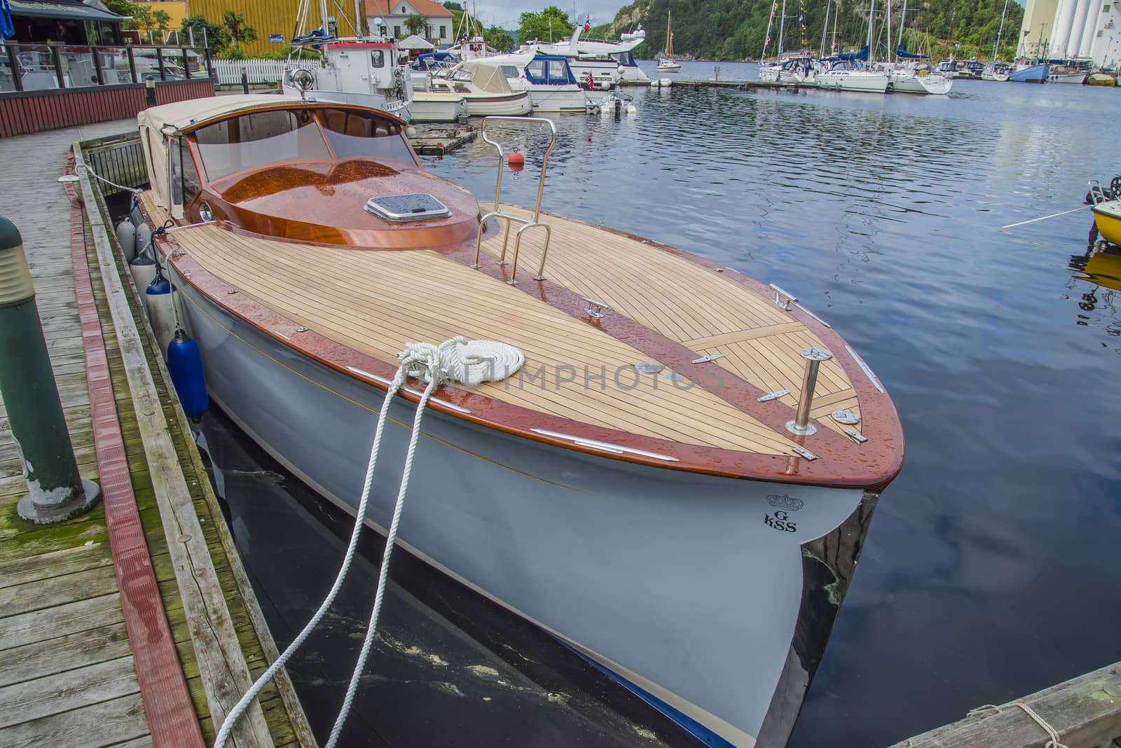 beautiful wooden boat by steirus