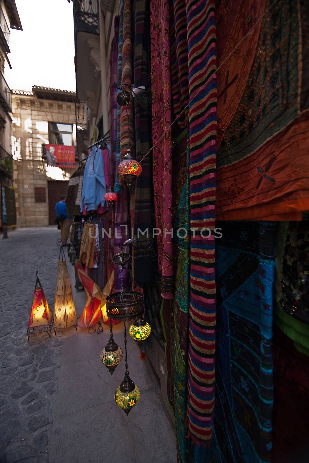 Souvenir shop, Granada, Spain by digicomphoto
