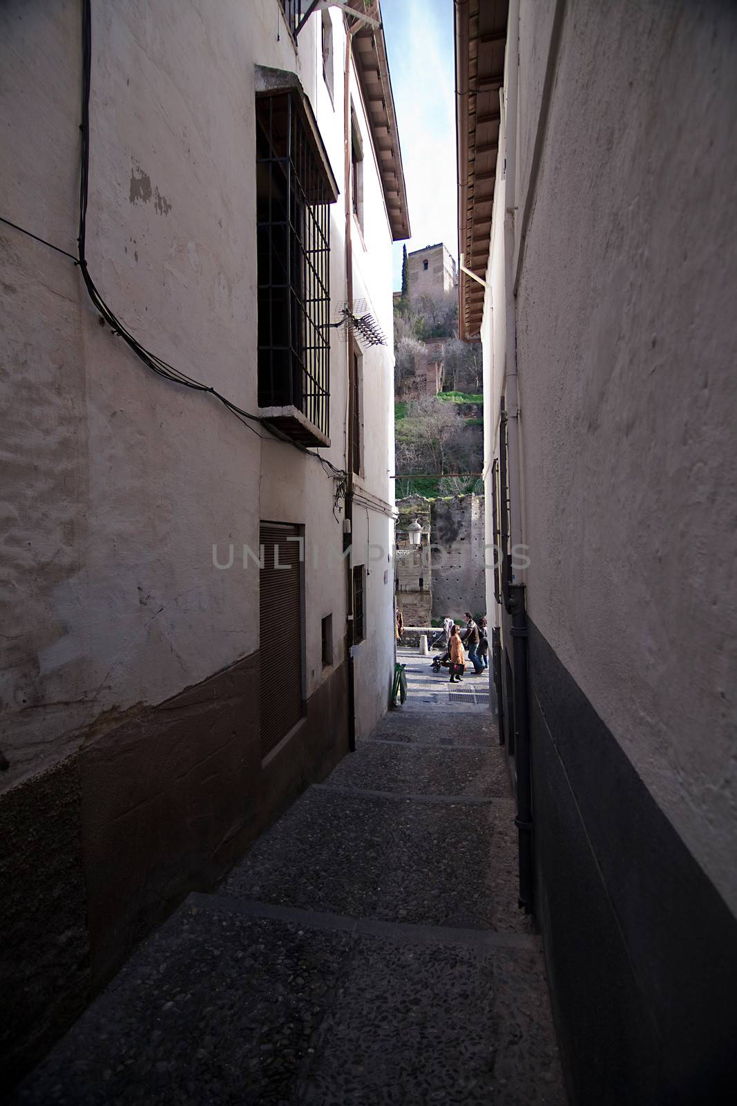 Passage, Zafra street, Granada, Spain