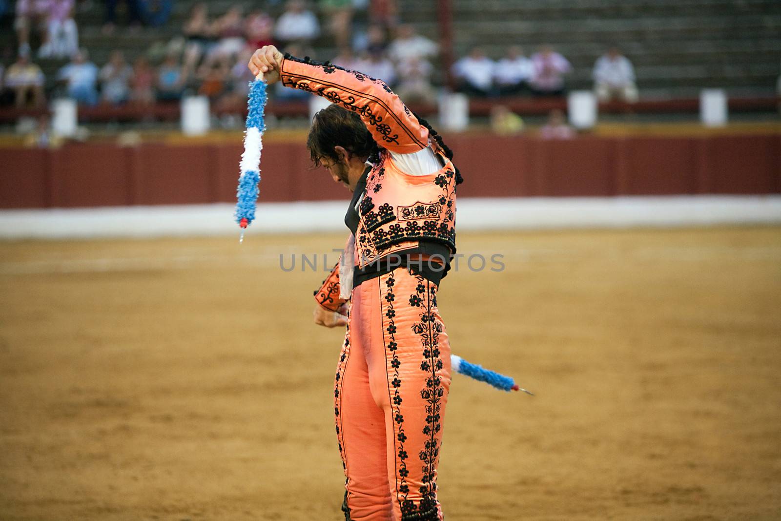 Banderillero in action, Spain by digicomphoto