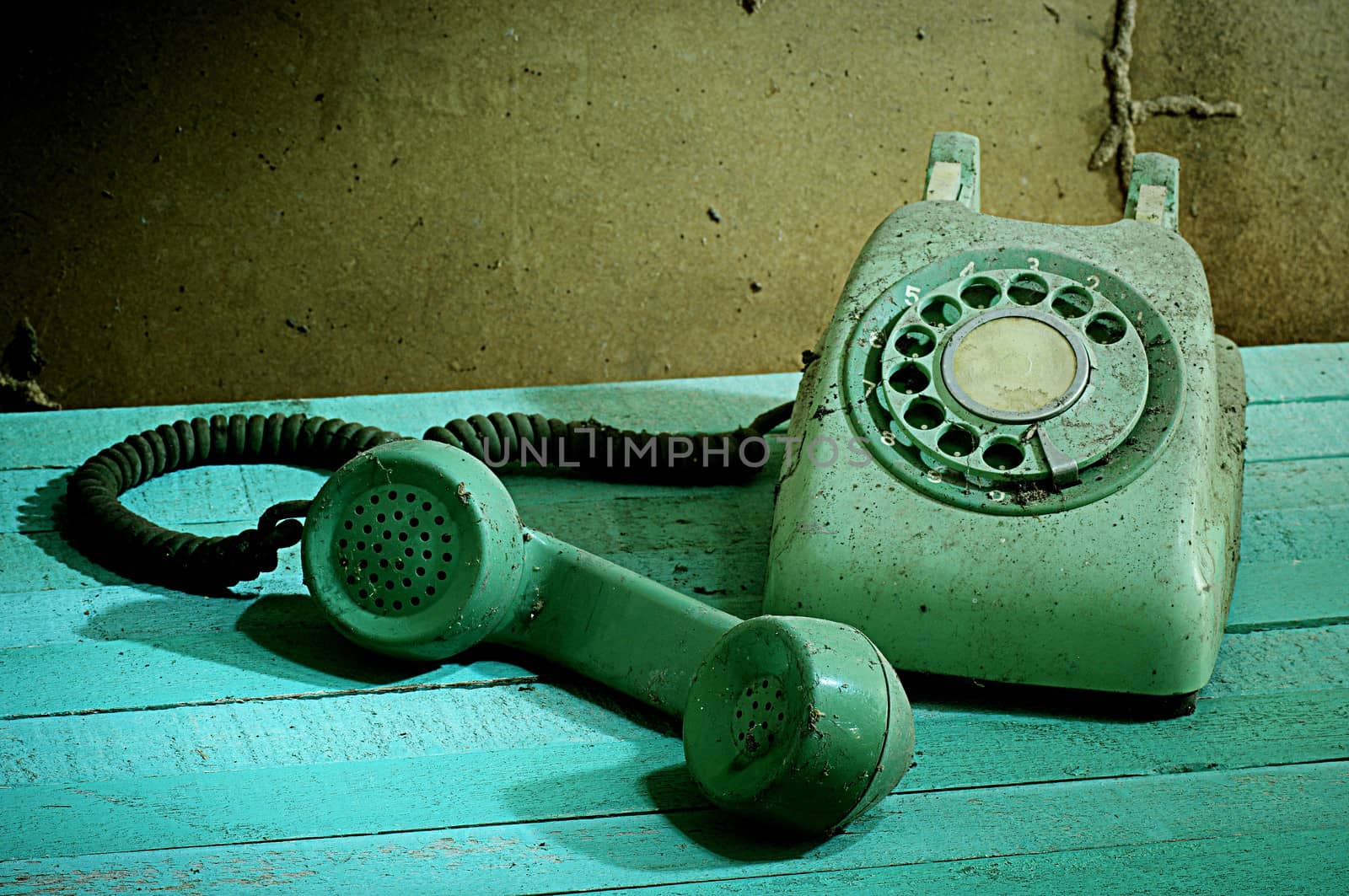 Retro telephone, Still life