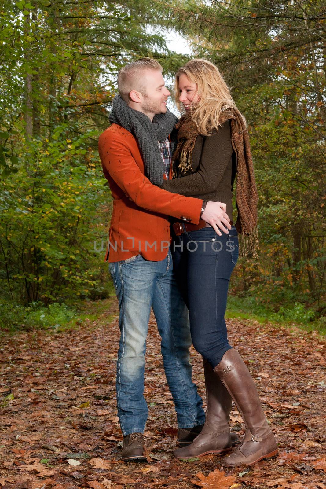 Young couple almost kissing by DNFStyle