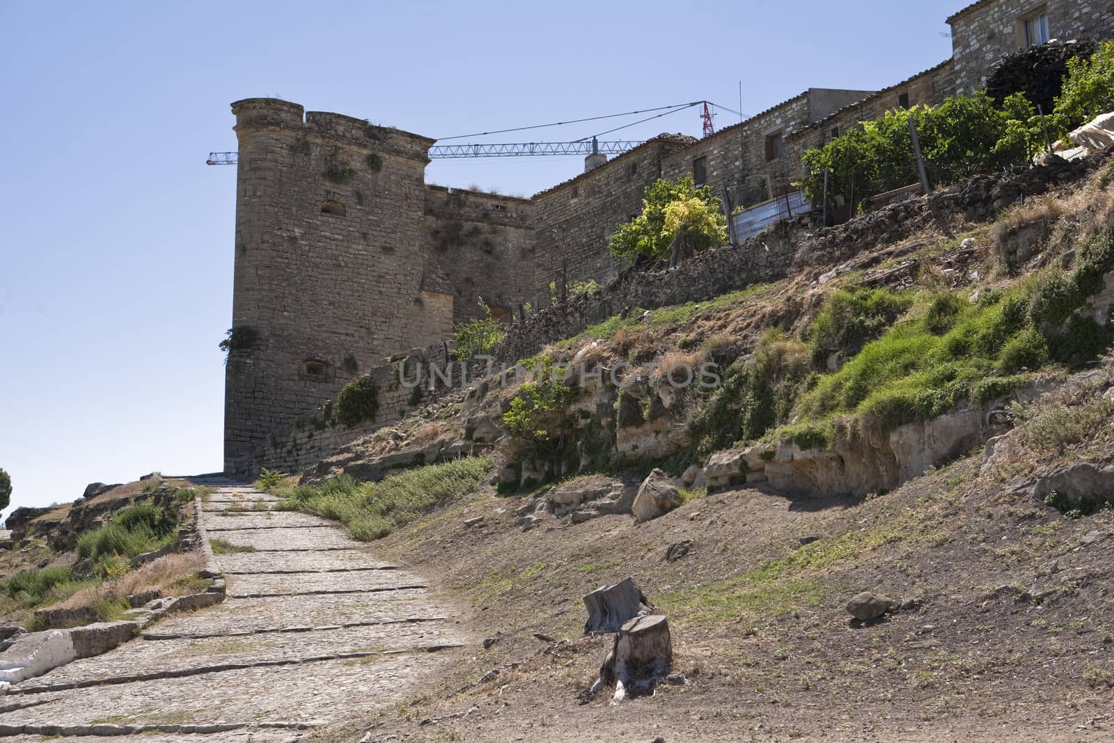  Mid afternoon in Castle of Sabiote, Jaen, Spain