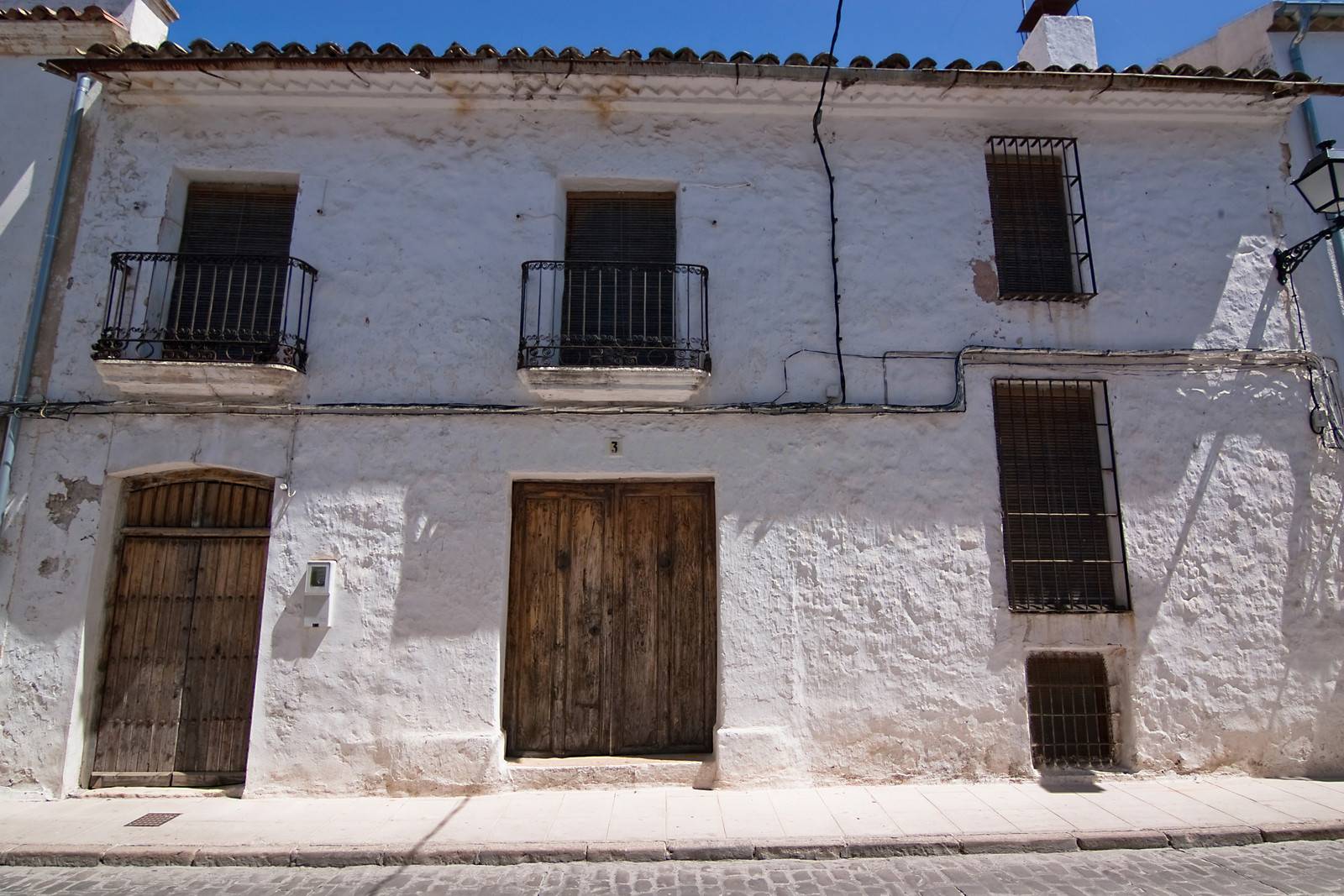 Facade of the 16th century, Sabiote, Jaen province, Andalusia, Spain