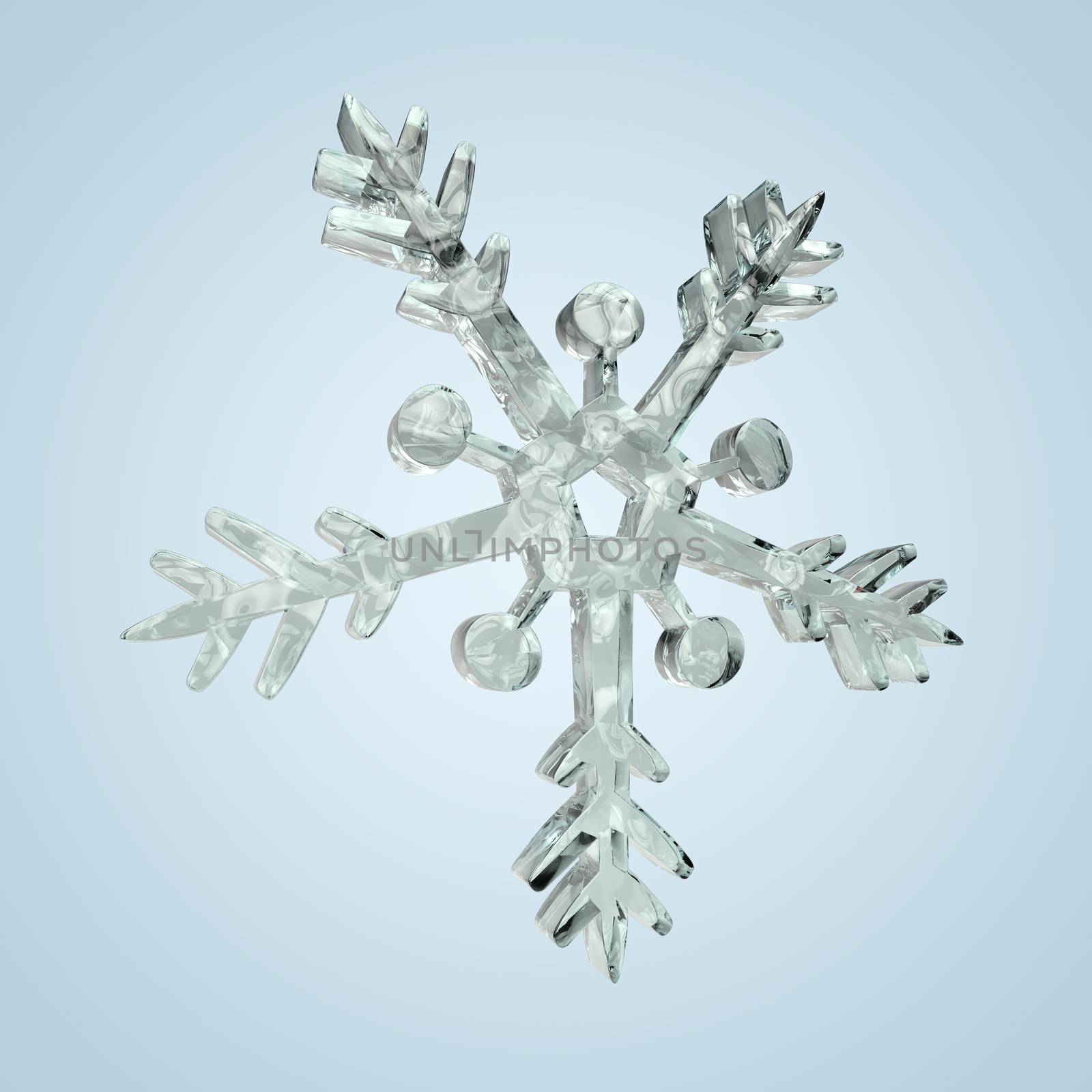 snow Crystal 6 by 3DAgentur