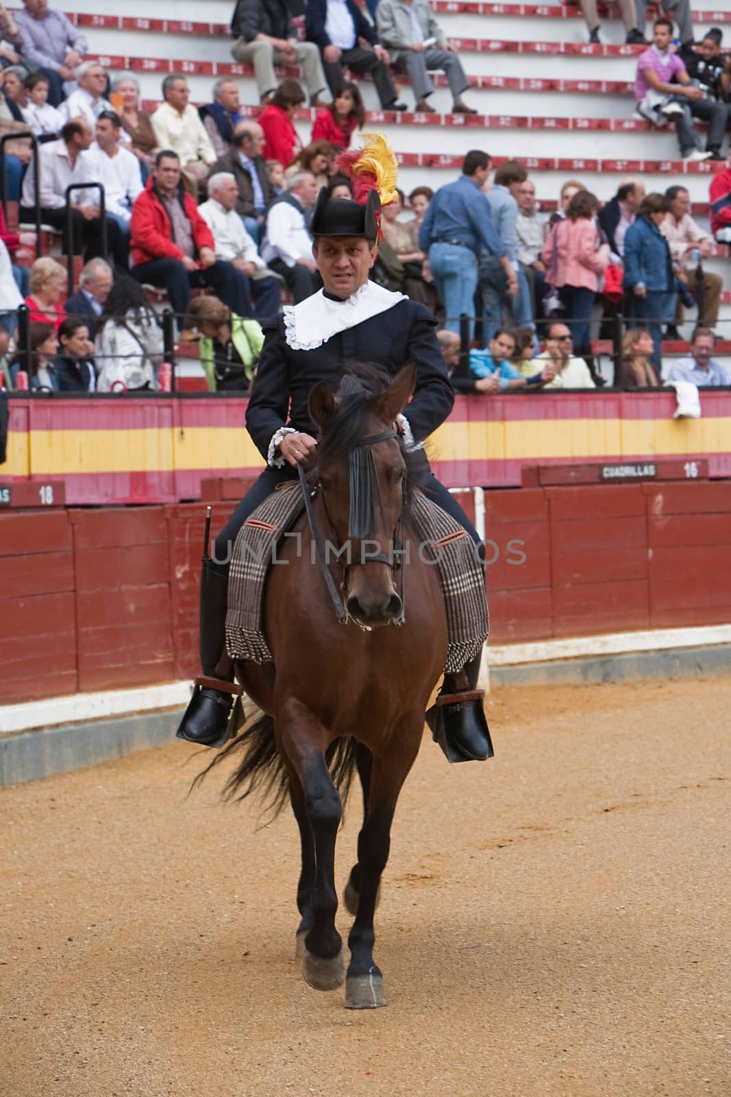 The alguacilillo or horseback officers, Jaen, Spain