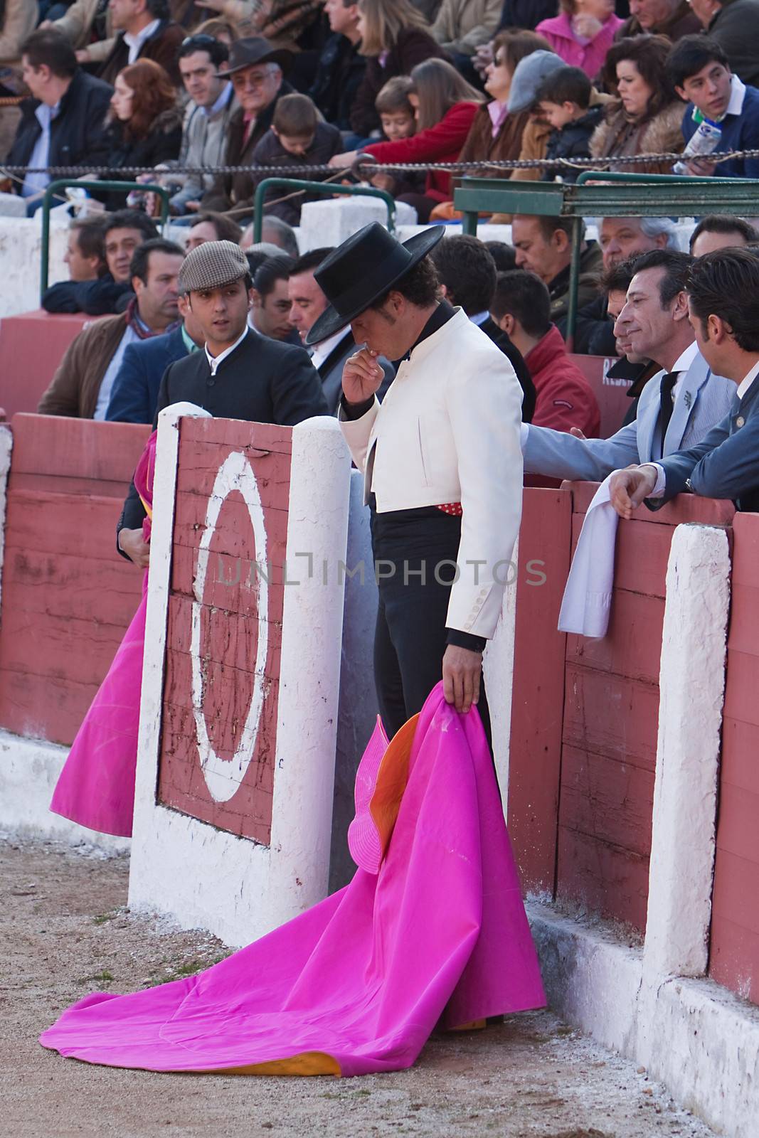 Bullfighter with the Cape before the Bullfight, Spain