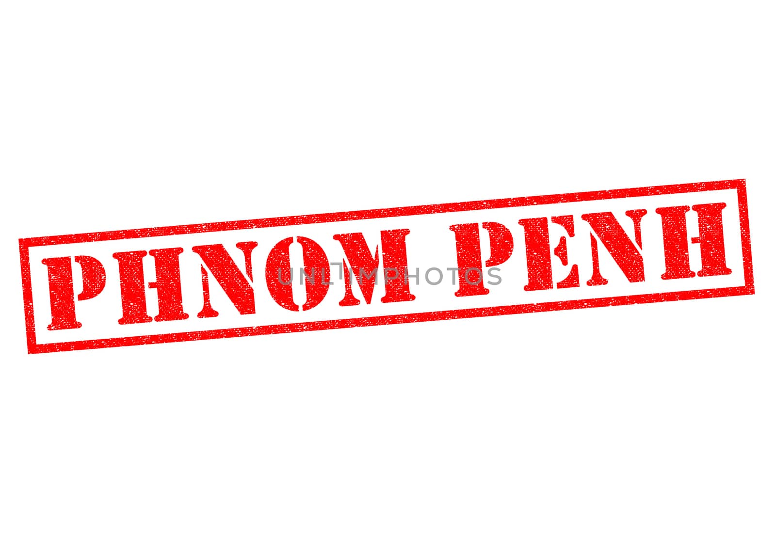 PHNOM PENH Rubber Stamp over a white background.