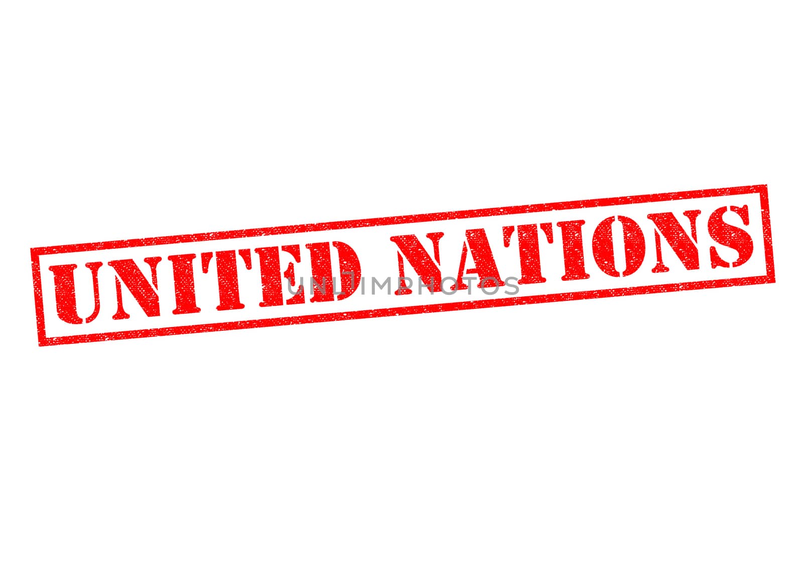 UNITED NATIONS Rubber stamp over a white background.