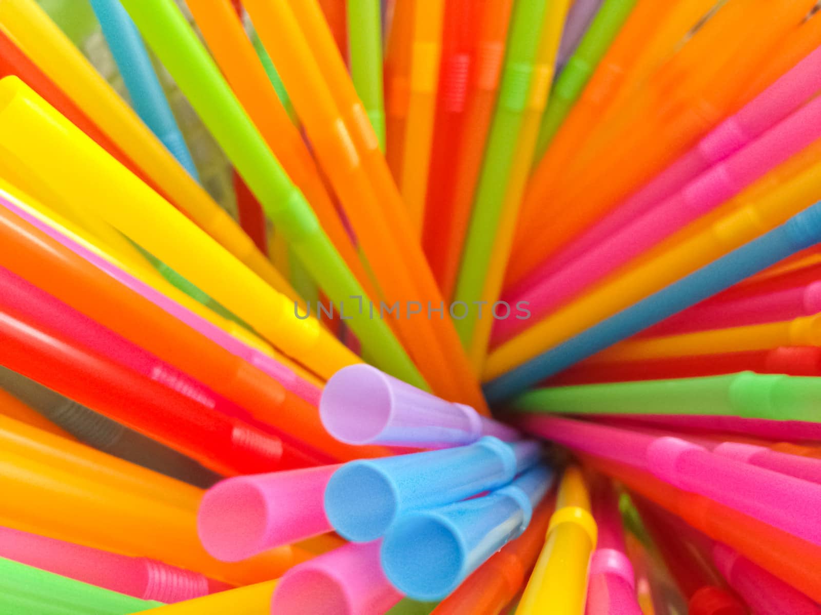 colorful of straw