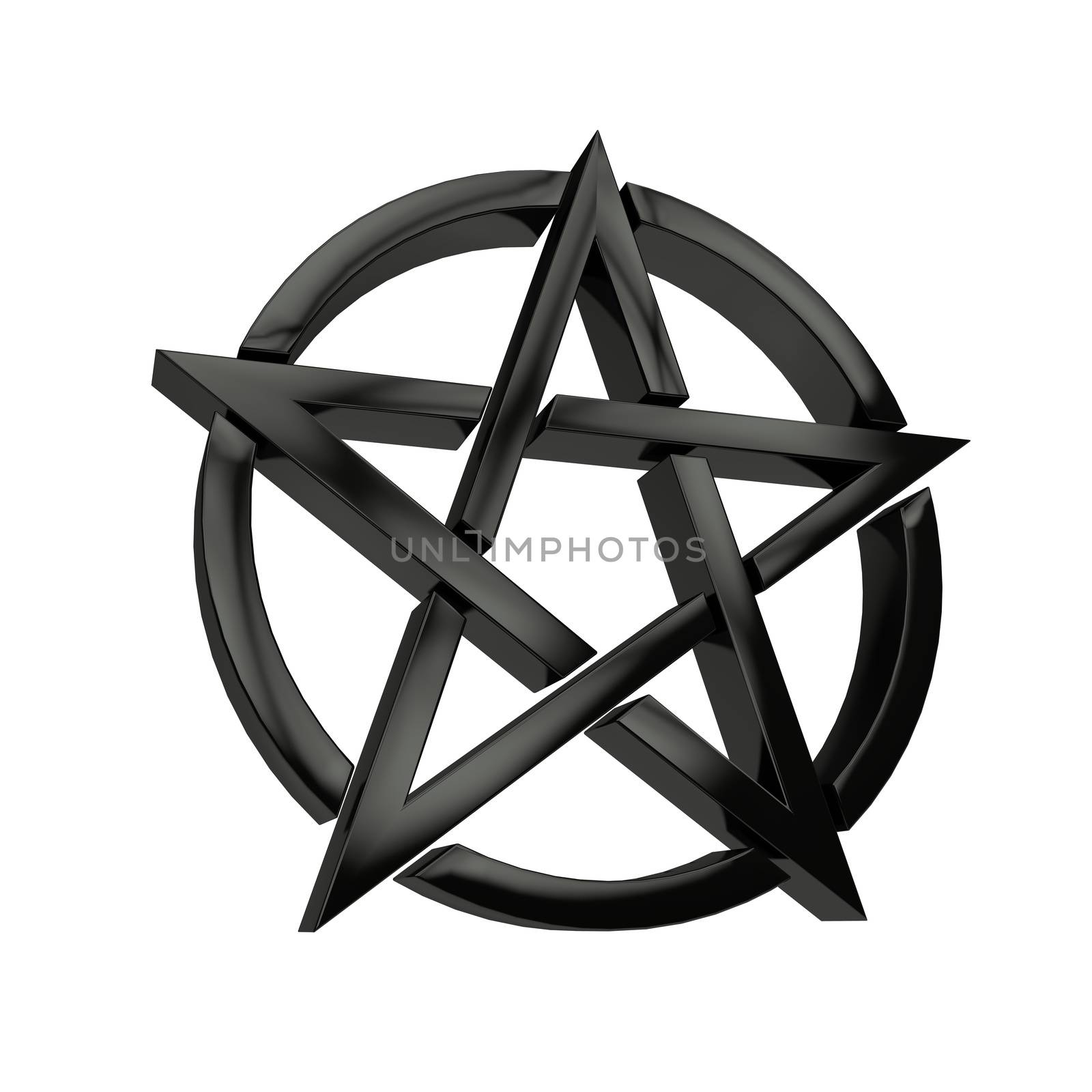A pentagram is among other things a label for a form of the five-pointed star