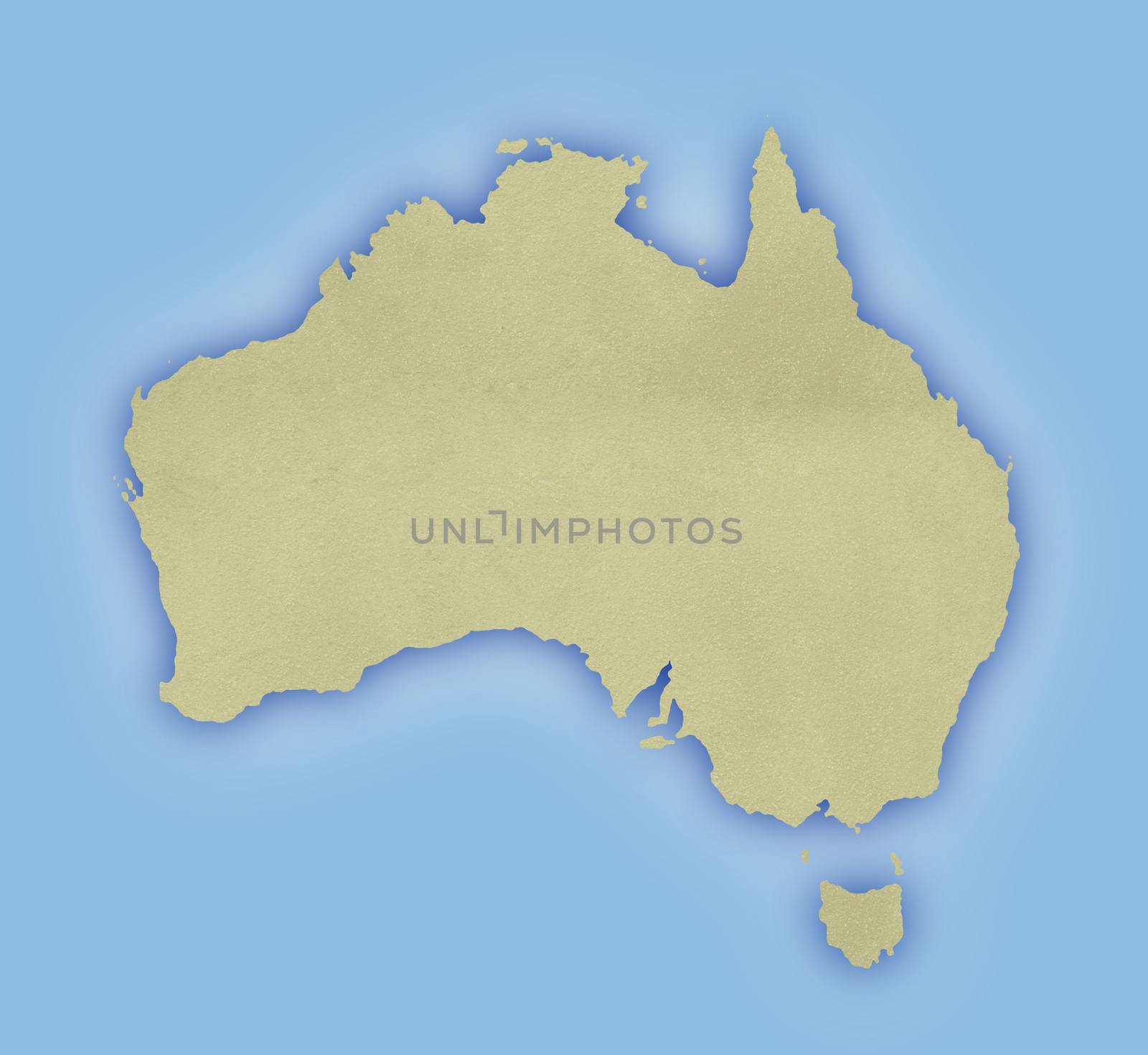 australia map with a wall texture