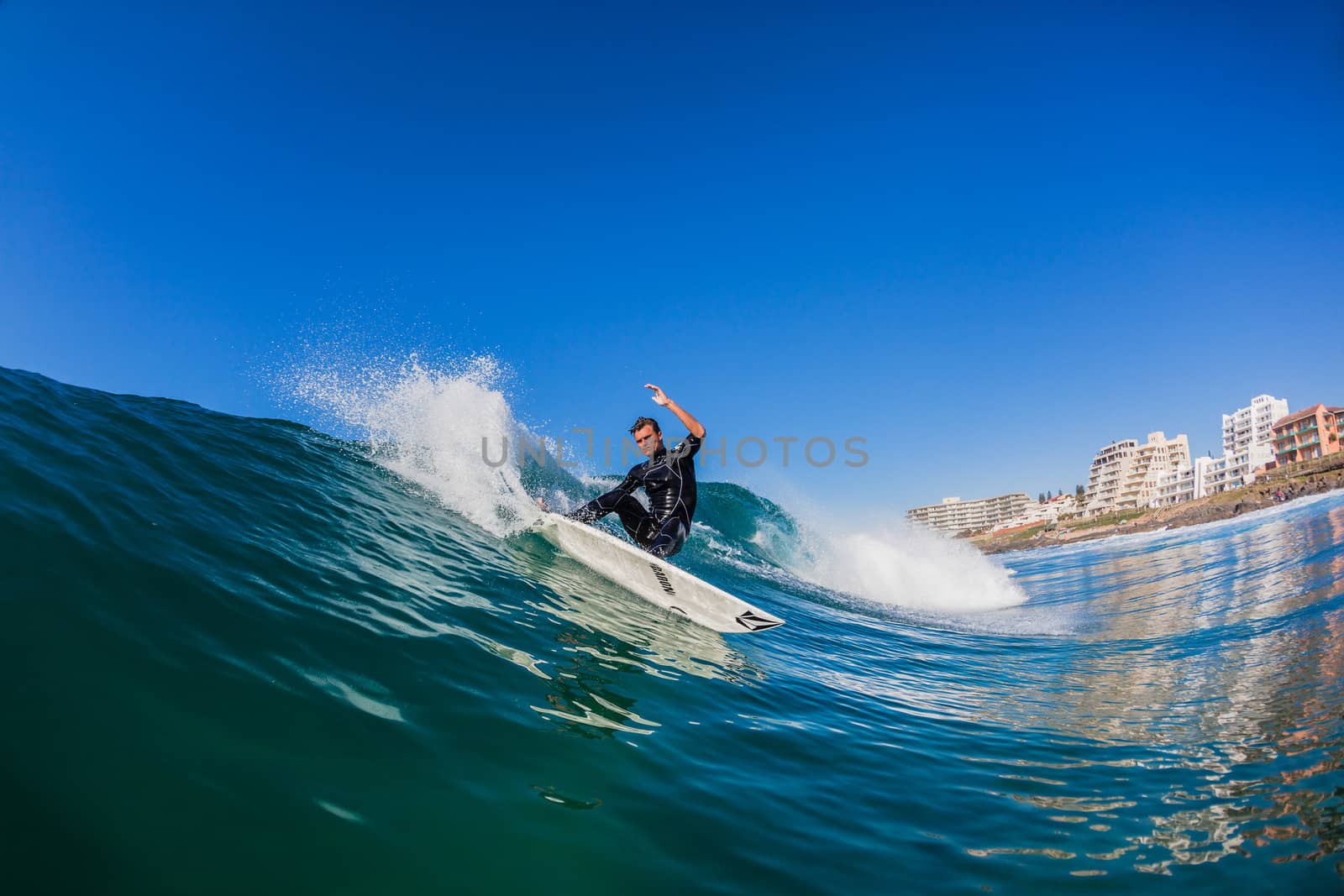 Surfer Wave Water Action by ChrisVanLennepPhoto