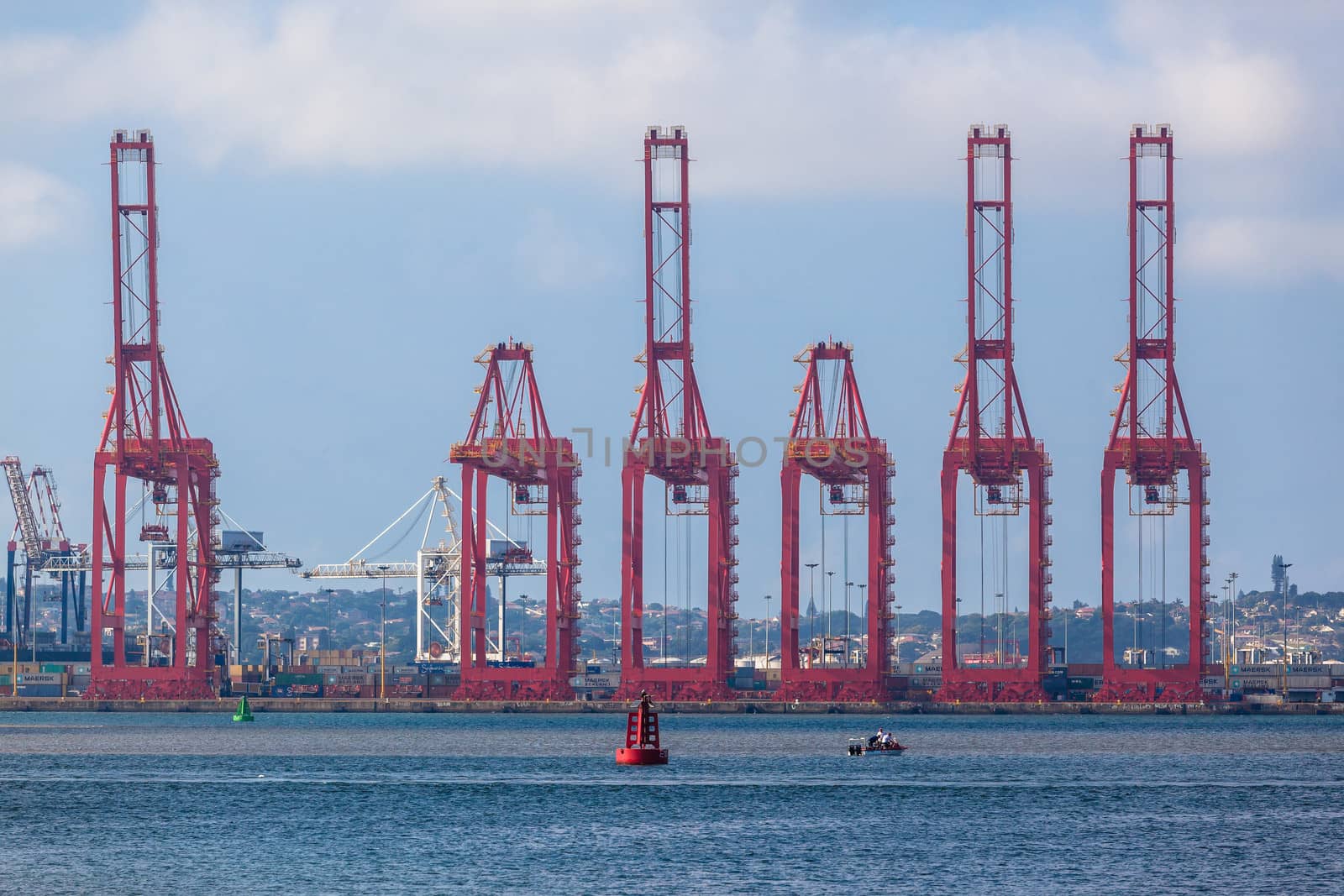 Harbor Container Cranes by ChrisVanLennepPhoto