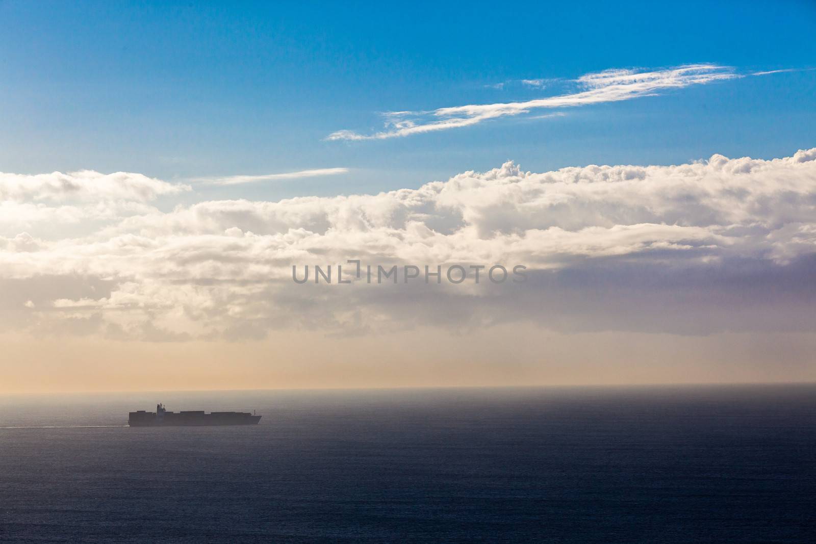 Ship Ocean Blue Destination by ChrisVanLennepPhoto