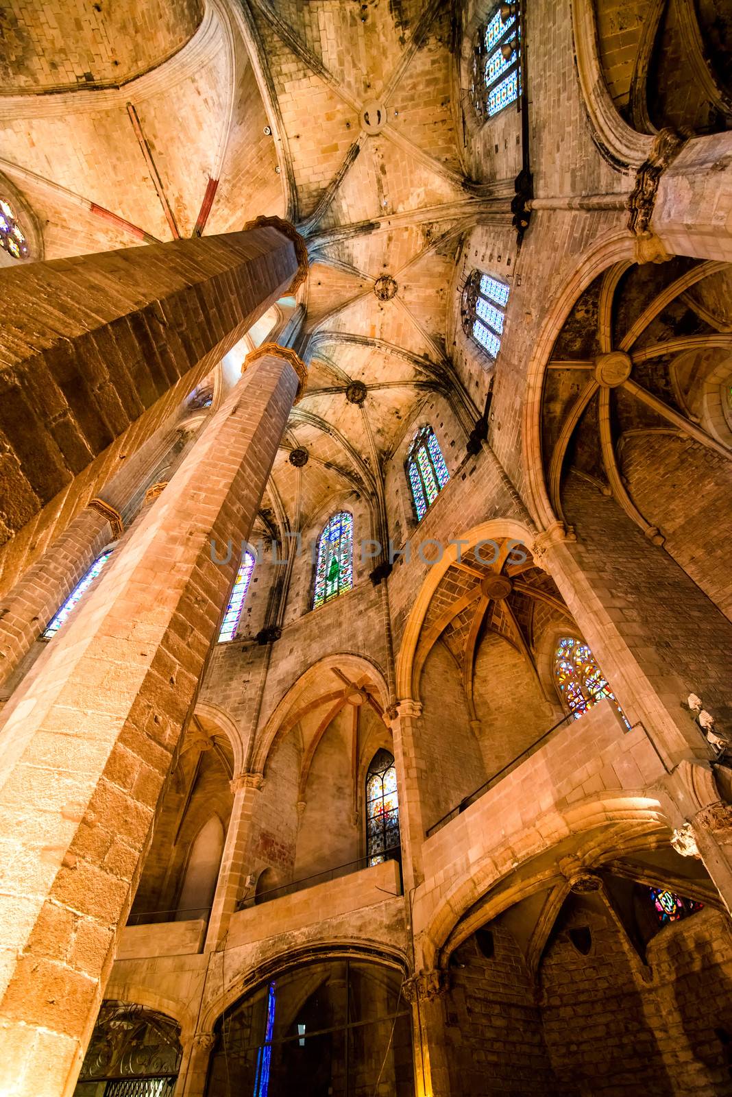BARCELONA - JUNE 06: Cathedral of the Holy Cross and Saint Eulalia. It is the seat of the Archbishop of Barcelona and the main cathedral of Barcelona. June 06, 2013, Barcelona, Spain
