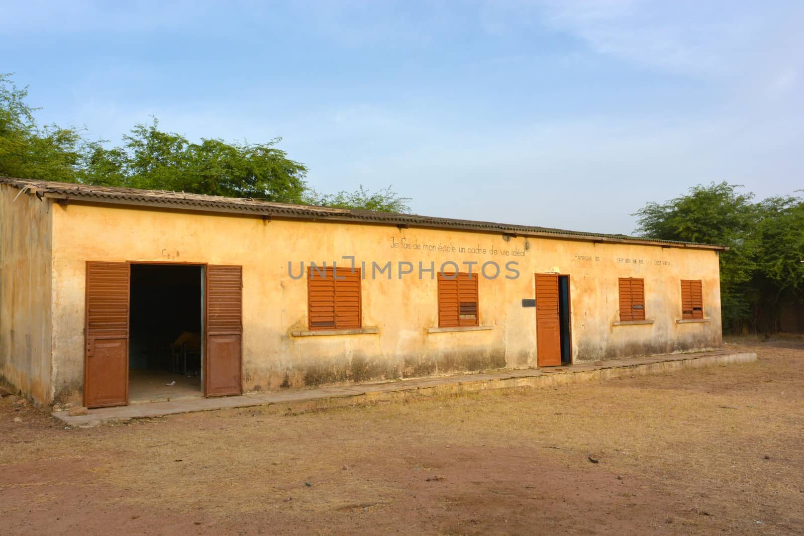 elementary school in Africa Senegal