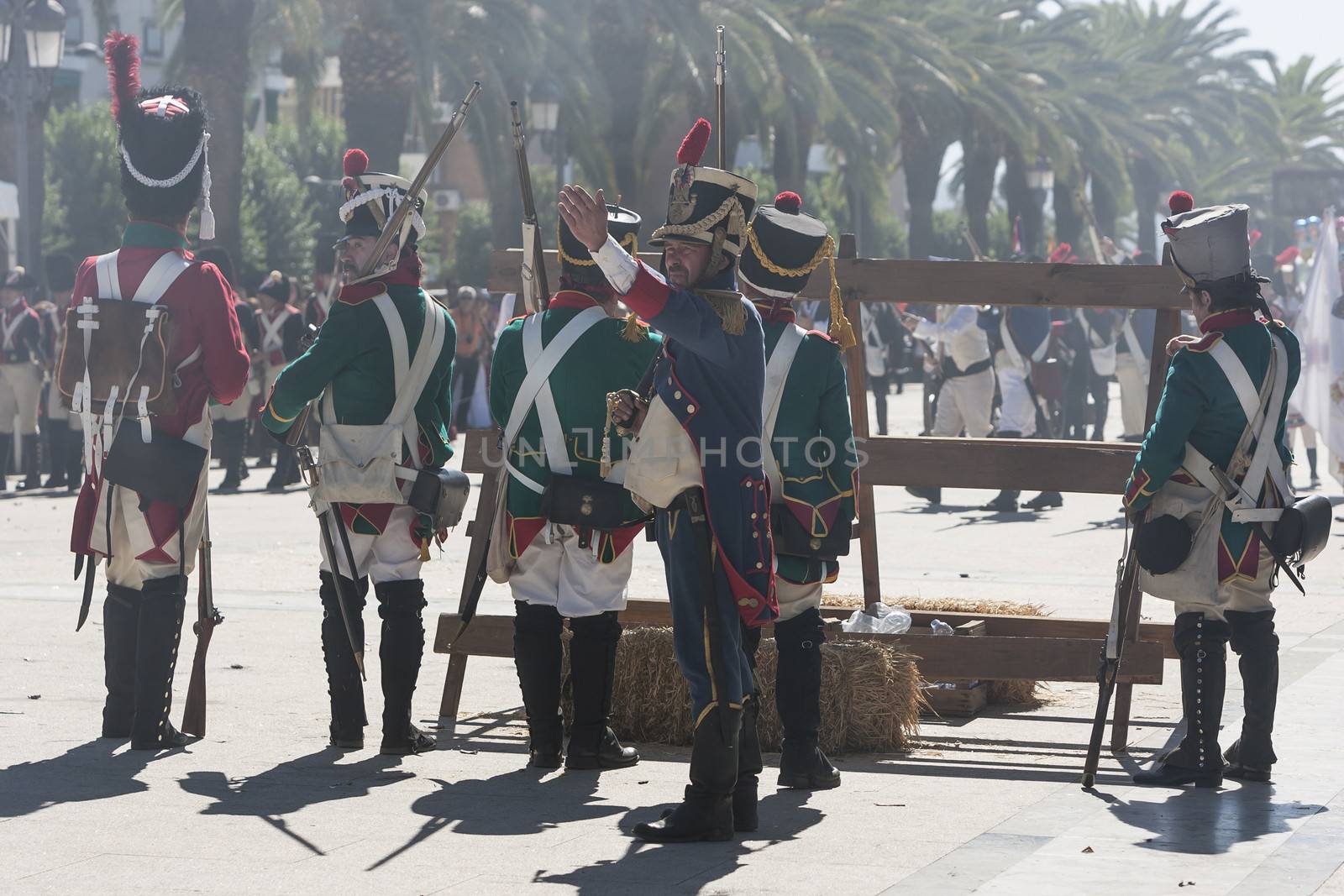 Representation of the Battle of Bailen, Bailen,  Jaen province, Andalusia, Spain