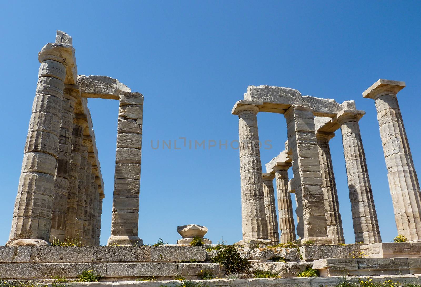 Temple of Poseidon in Sounio Greece by ankarb