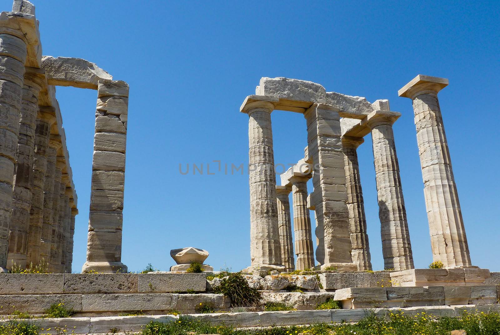 Temple of Poseidon in Sounio Greece by ankarb