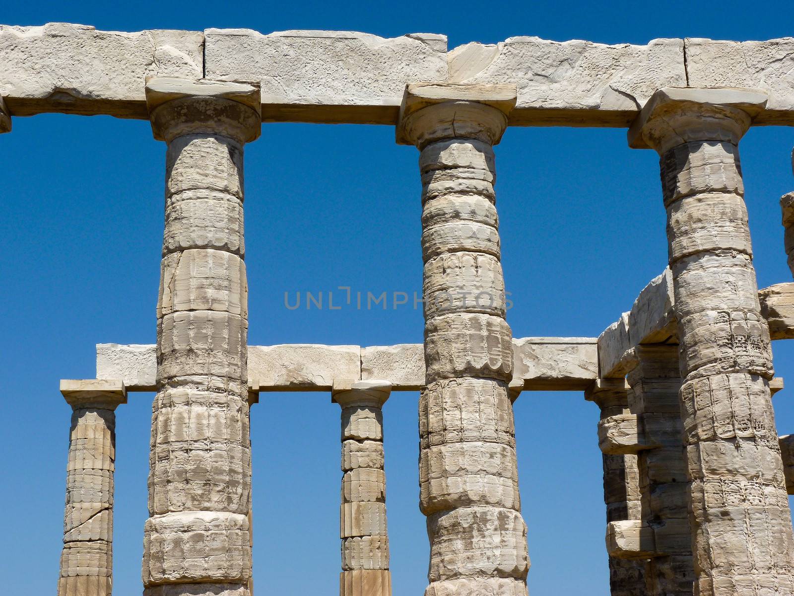 Temple of Poseidon in Sounio Greece by ankarb