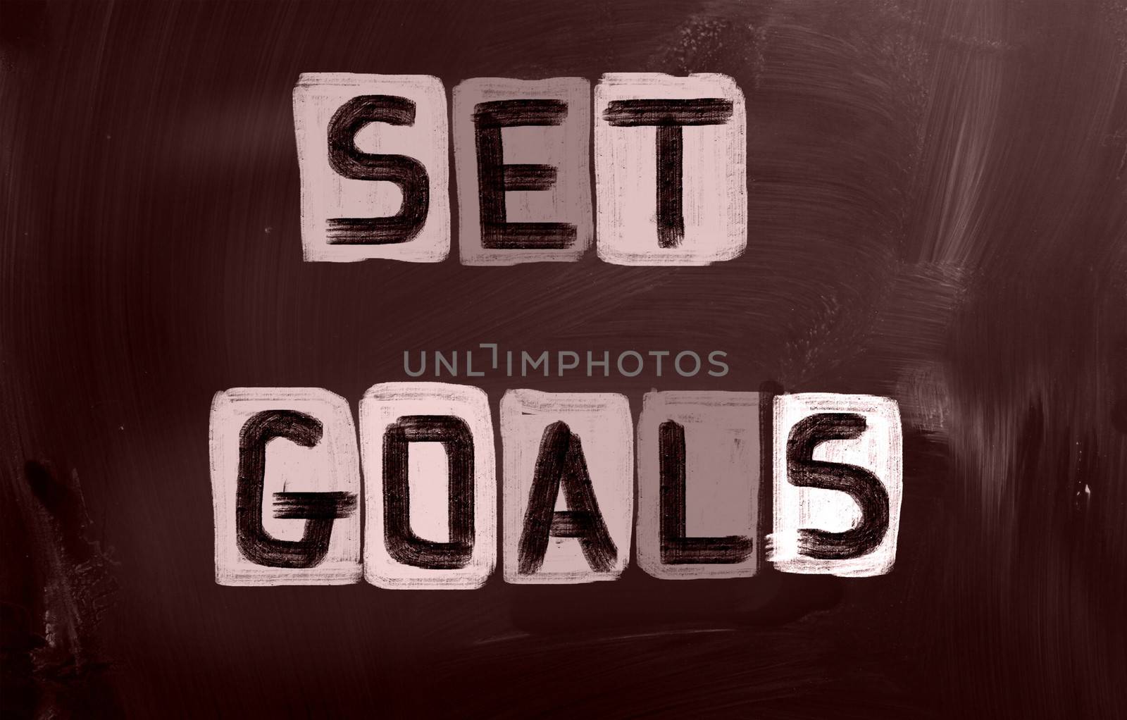 Set Goals Concept