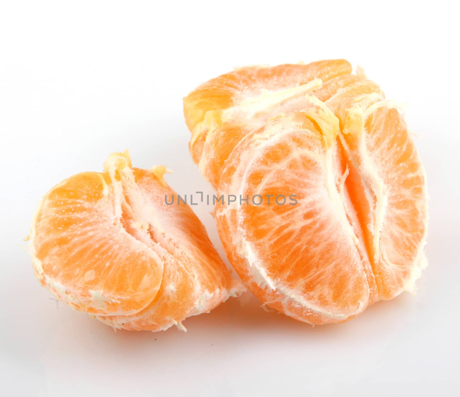 Mandarin Orange Isolated On White