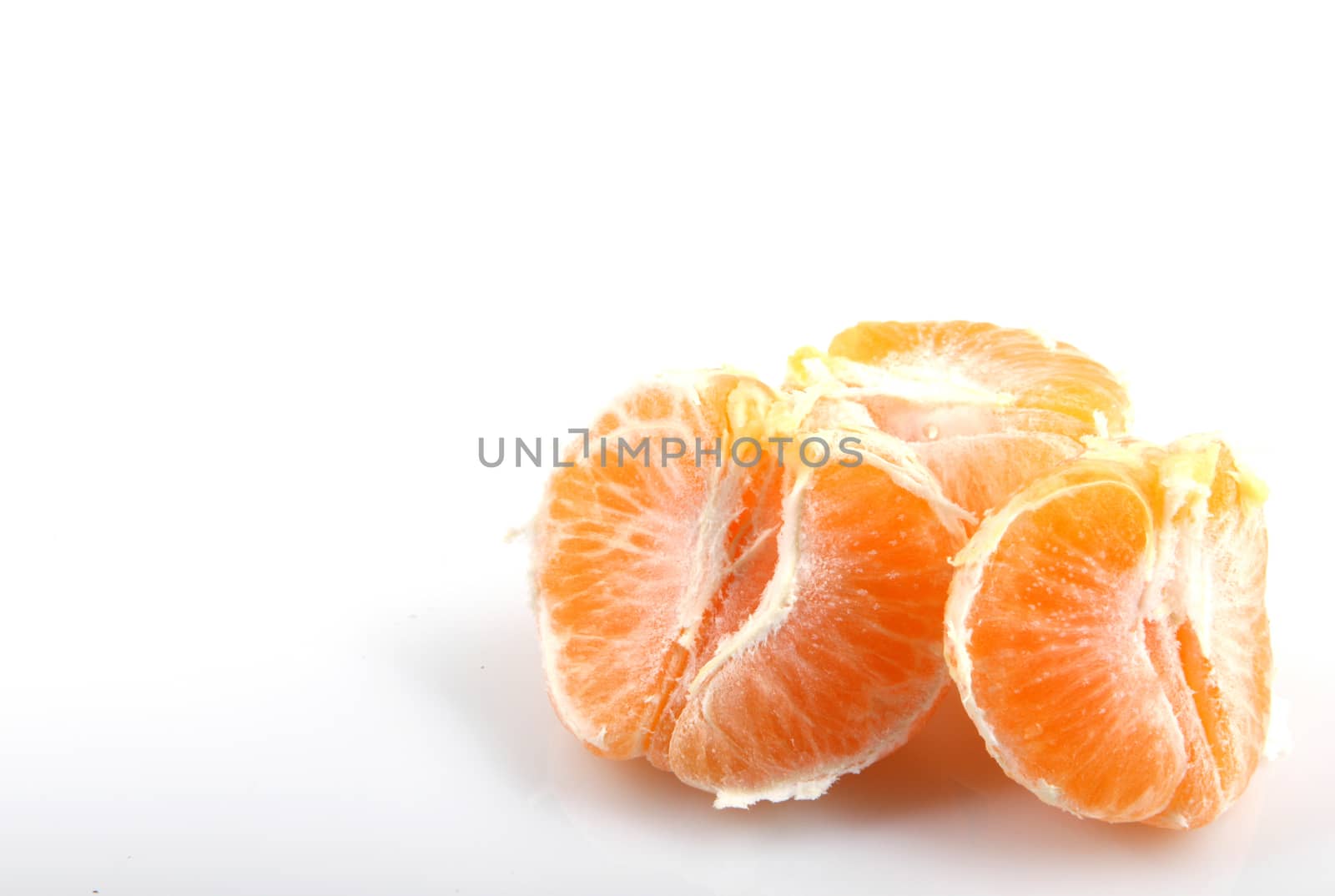 Mandarin Orange Isolated On White