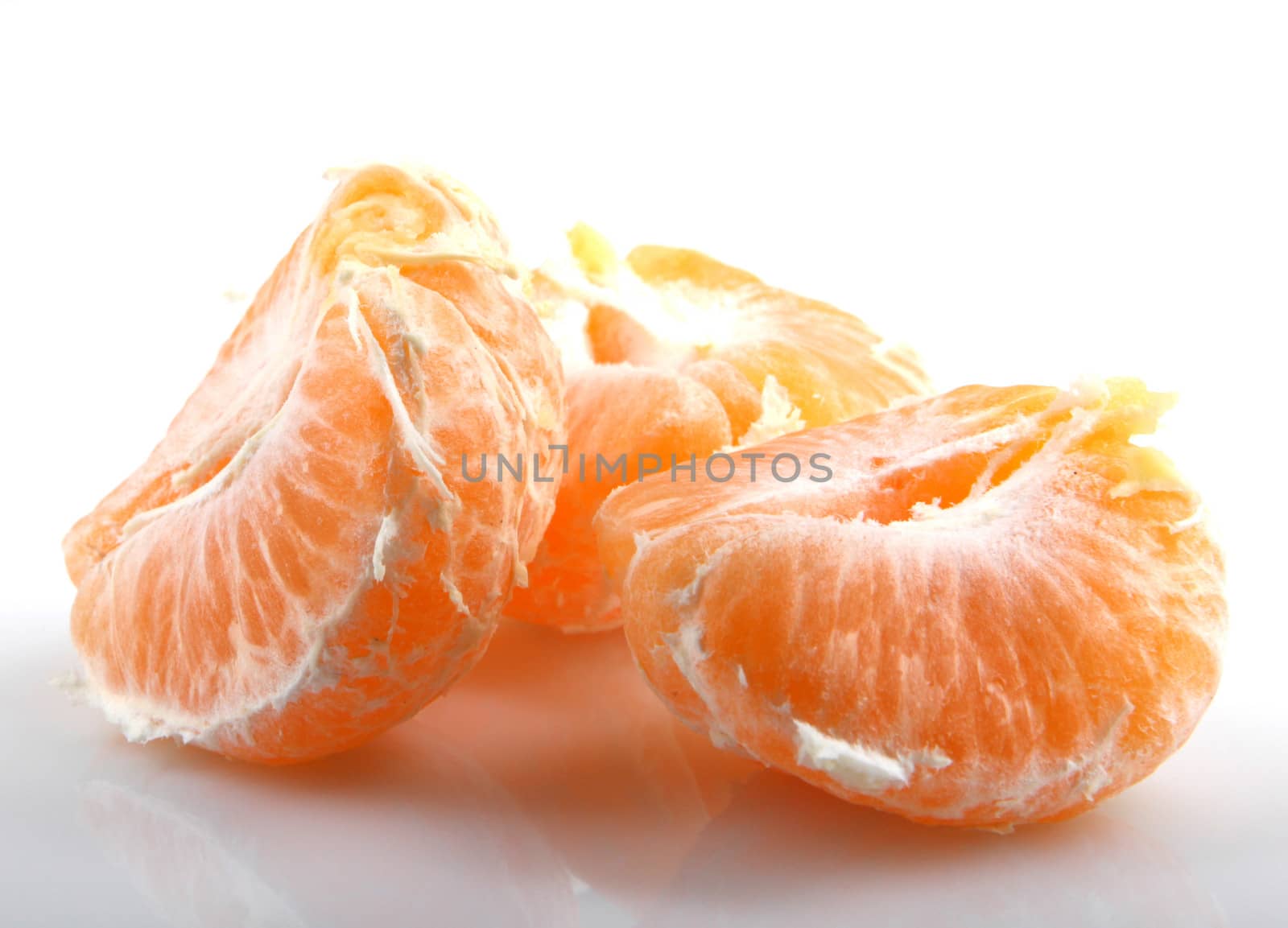 Mandarin Orange Isolated On White