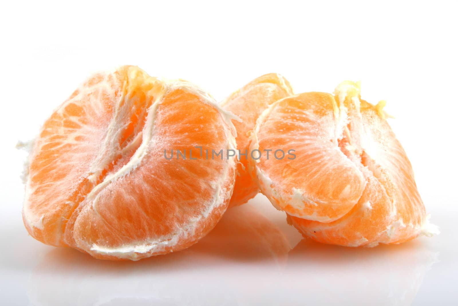 Mandarin Orange Isolated On White