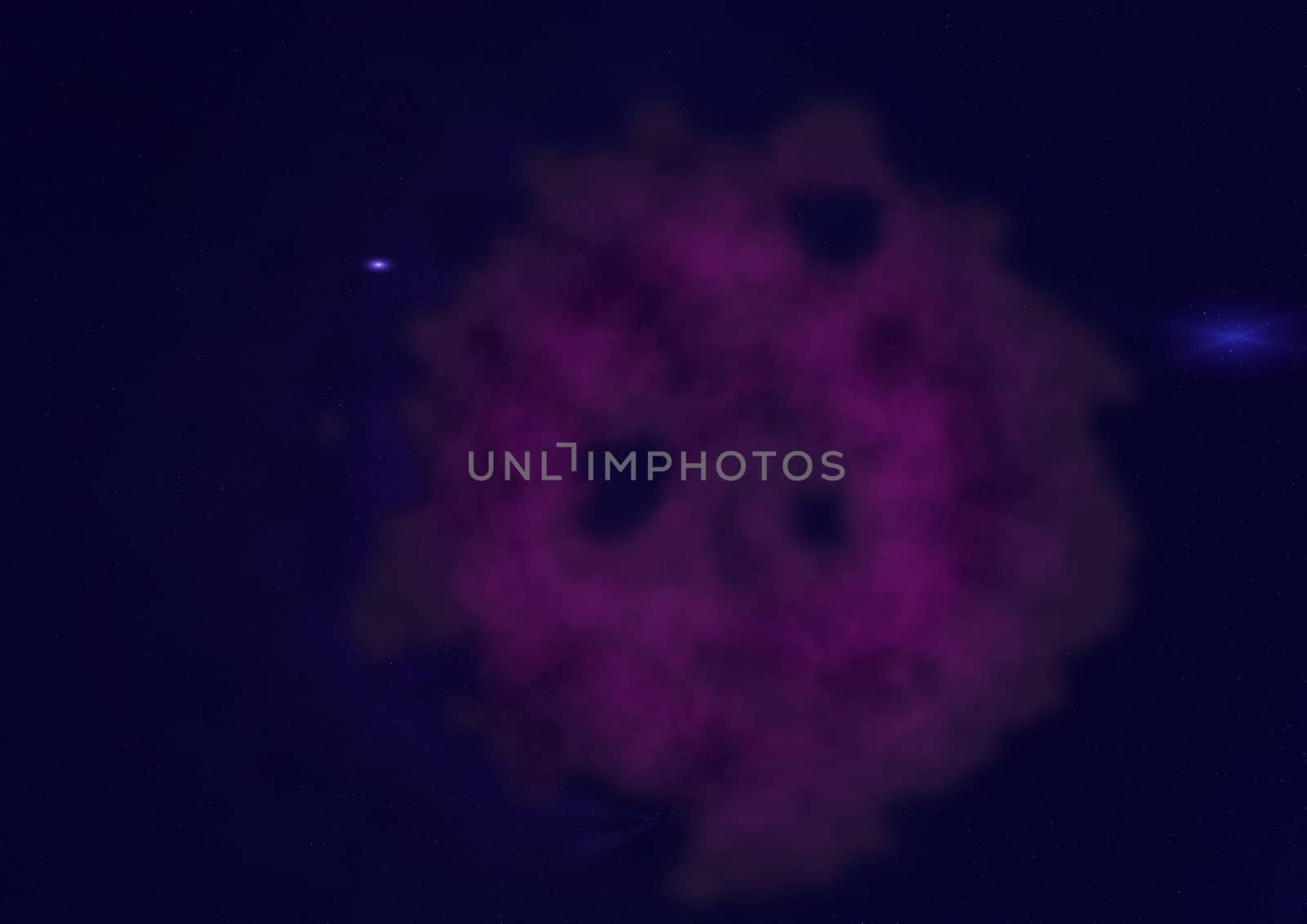 Far being shone nebula and star field against space. "Elements of this image furnished by NASA".