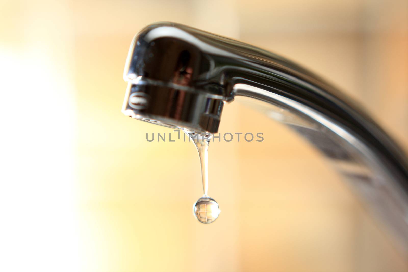 faucet dripping without background 